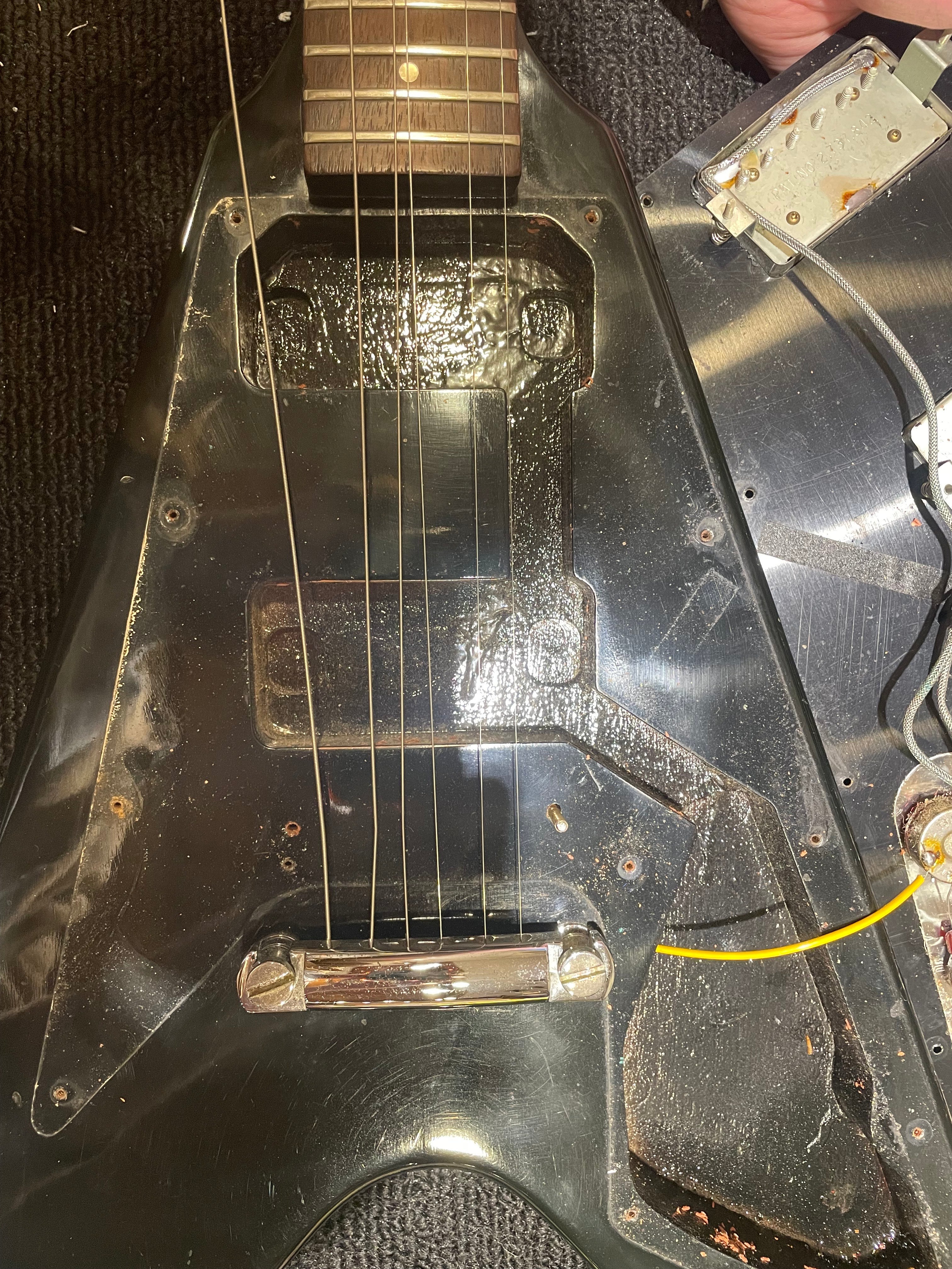 Gibson Flying V Black 1980 Electric Guitars / Solid Body