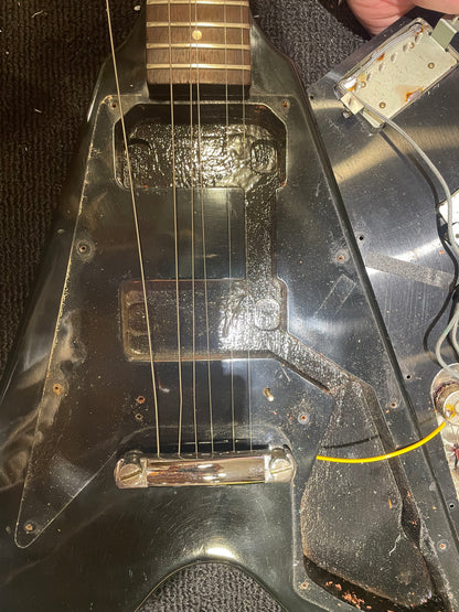 Gibson Flying V Black 1980 Electric Guitars / Solid Body