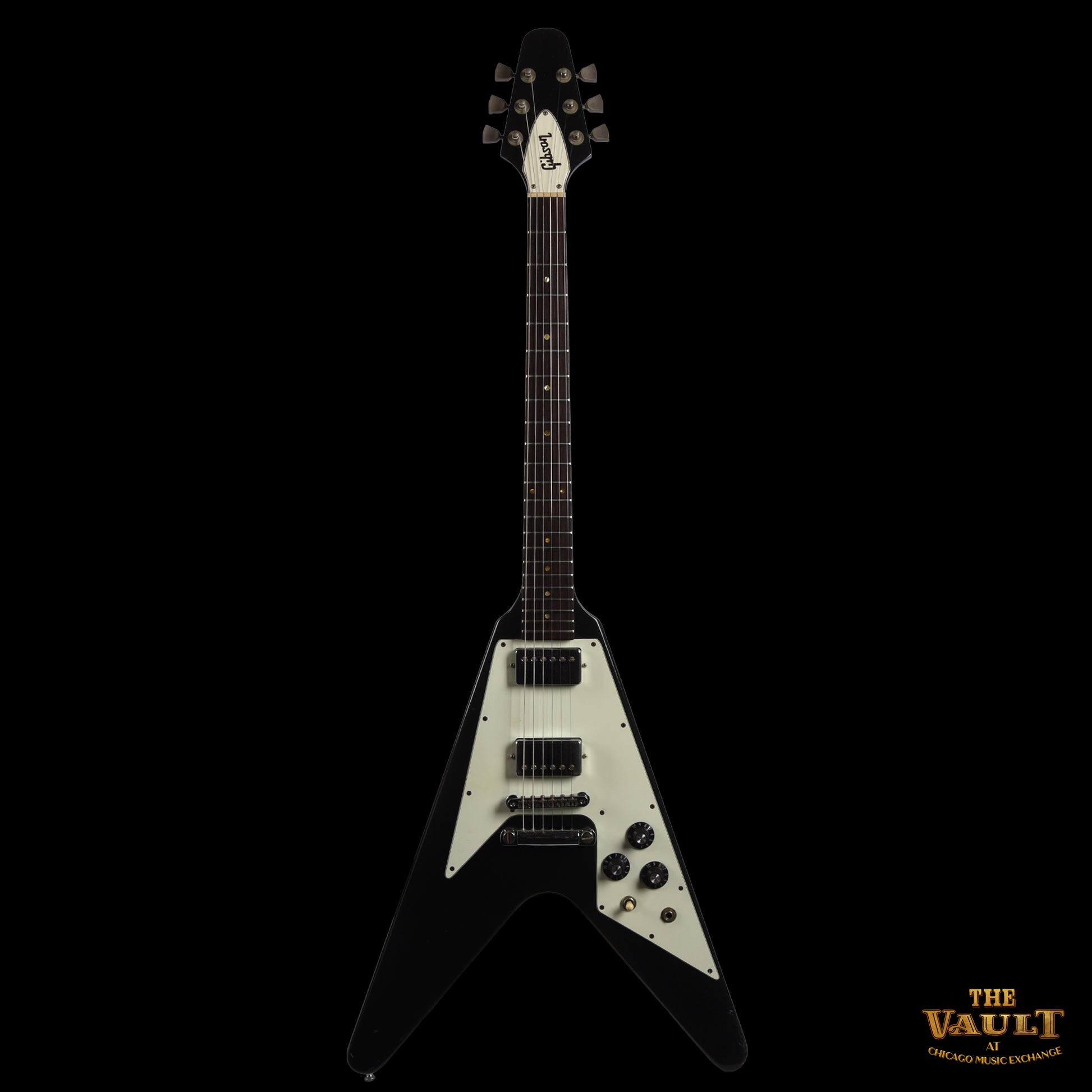 Gibson Flying V Black 1980 Electric Guitars / Solid Body
