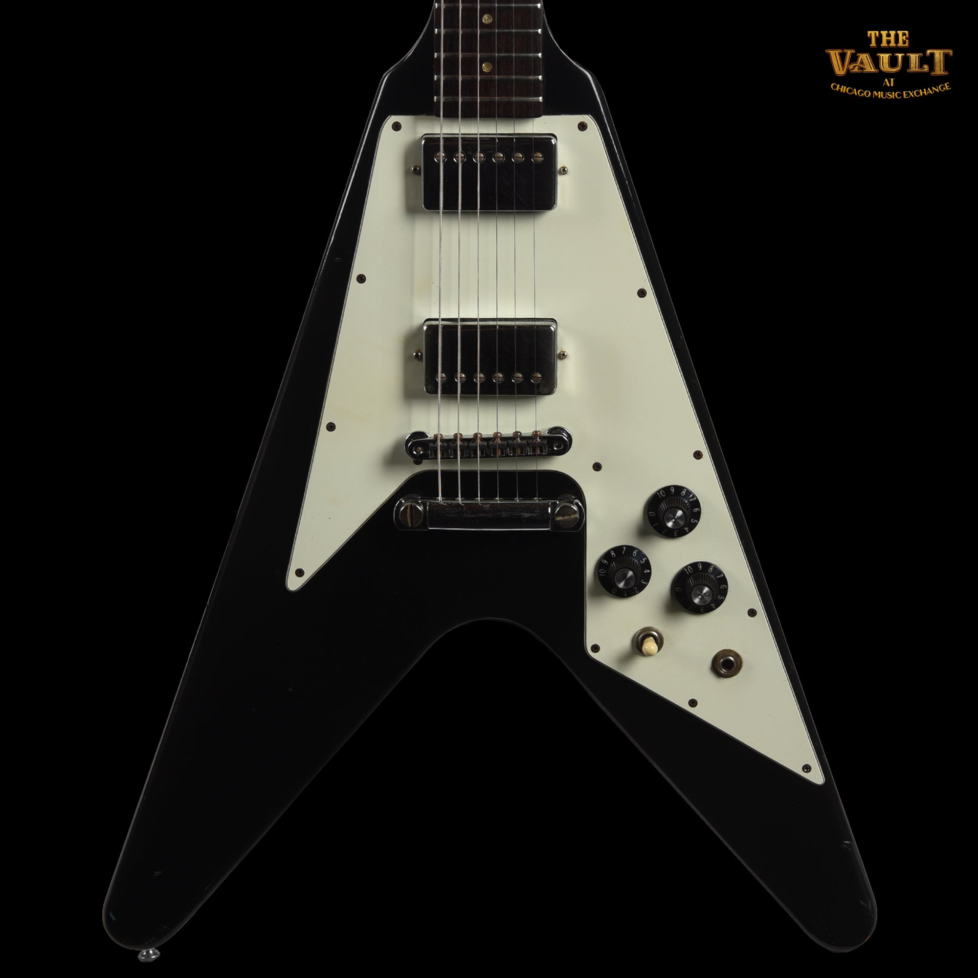 Gibson Flying V Black 1980 Electric Guitars / Solid Body