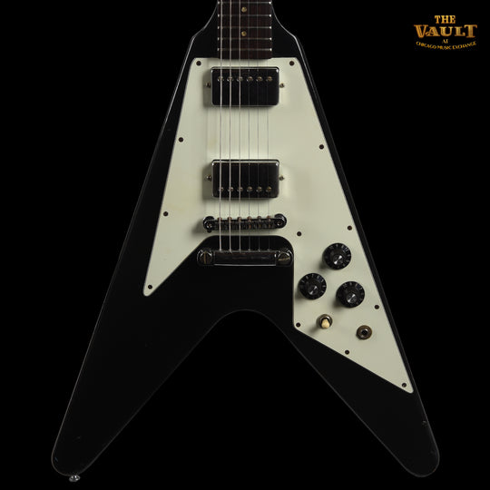 Gibson Flying V Black 1980 Electric Guitars / Solid Body