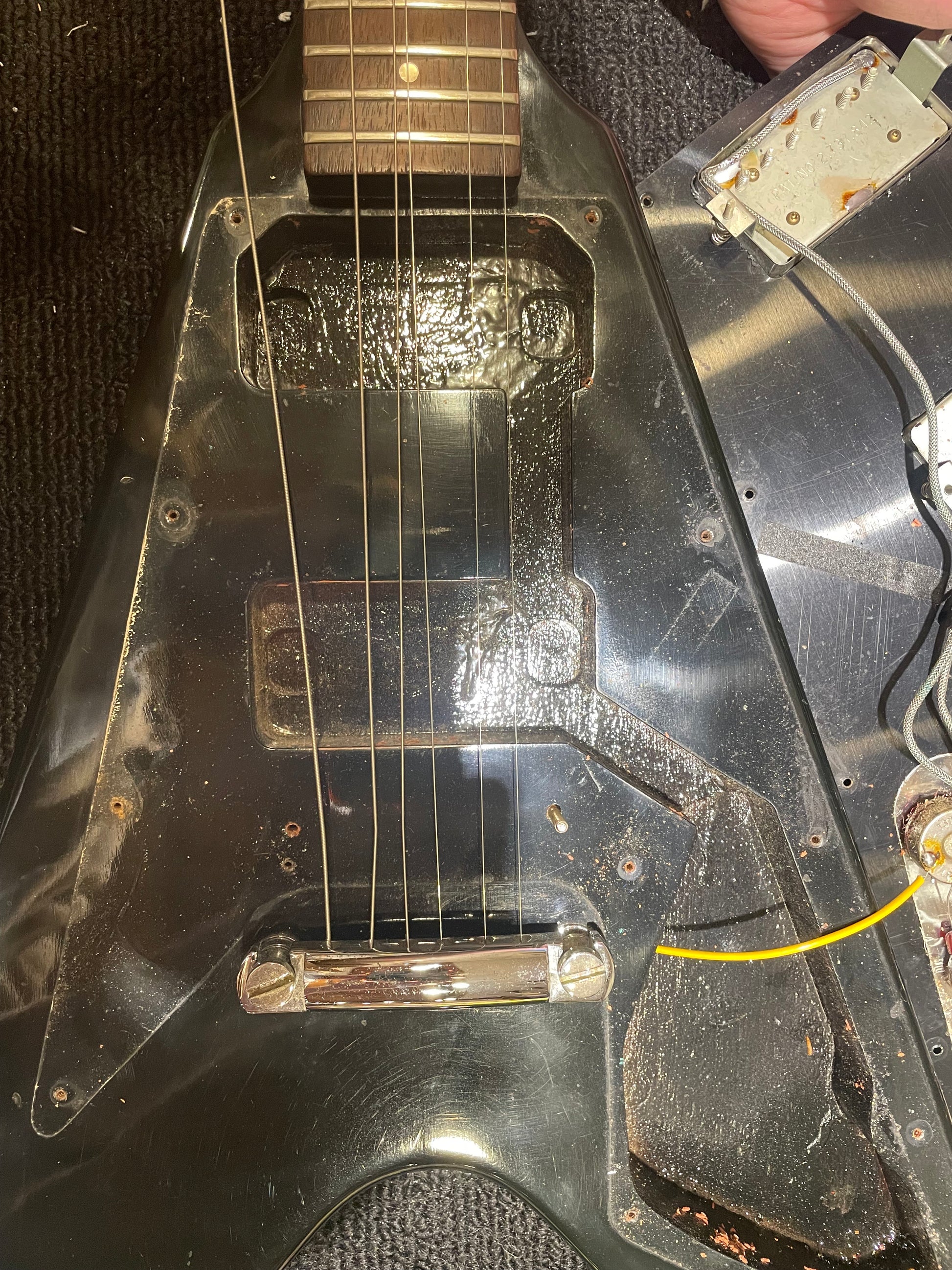 Gibson Flying V Black 1980 Electric Guitars / Solid Body