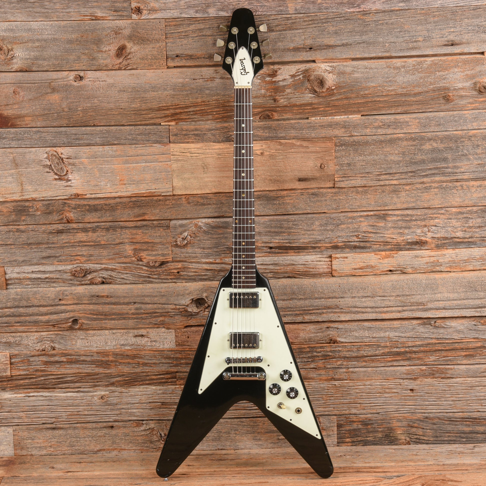 Gibson Flying V Black 1980 Electric Guitars / Solid Body
