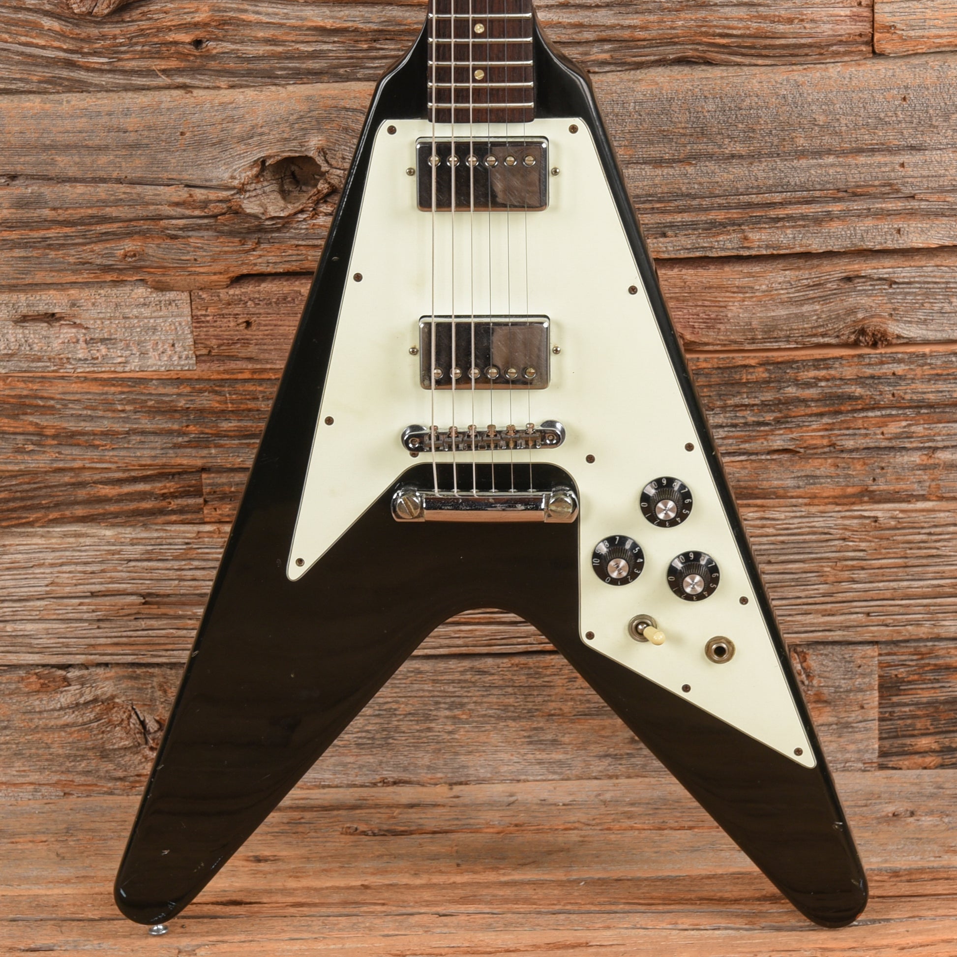 Gibson Flying V Black 1980 Electric Guitars / Solid Body