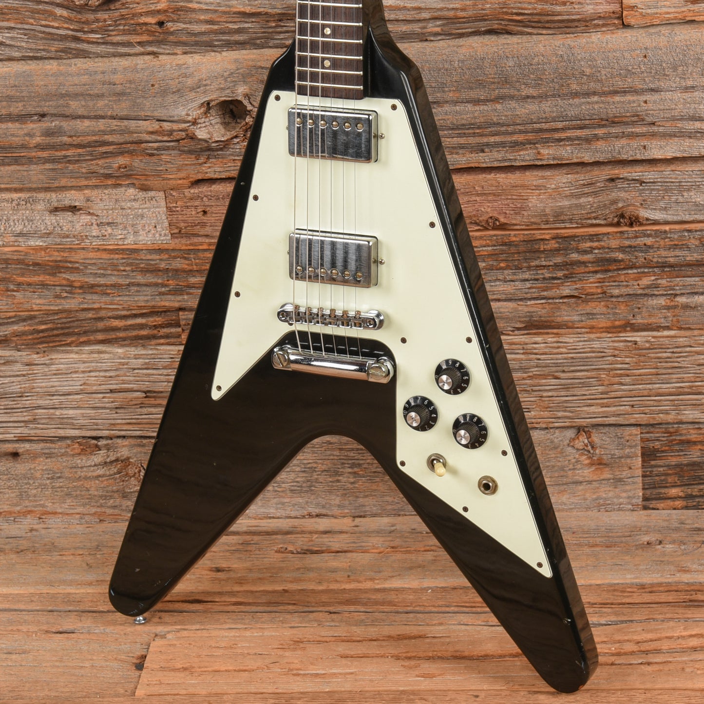 Gibson Flying V Black 1980 Electric Guitars / Solid Body