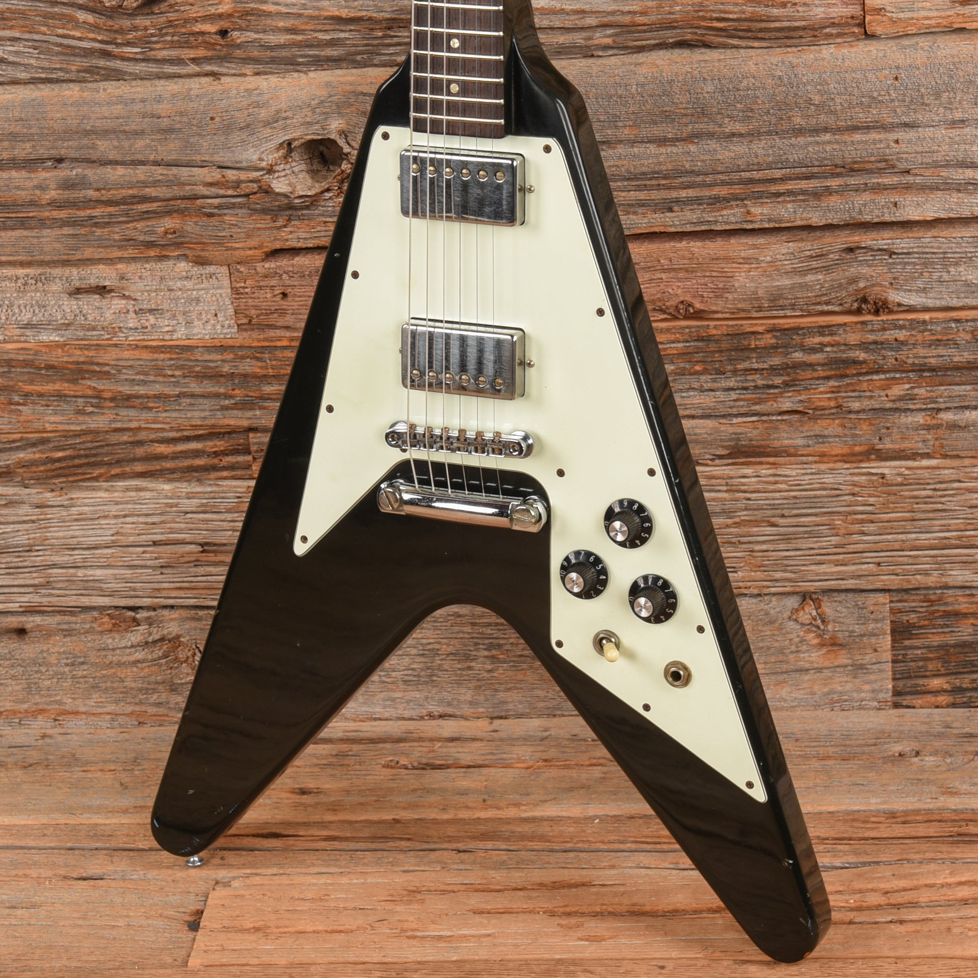 Gibson Flying V Black 1980 Electric Guitars / Solid Body