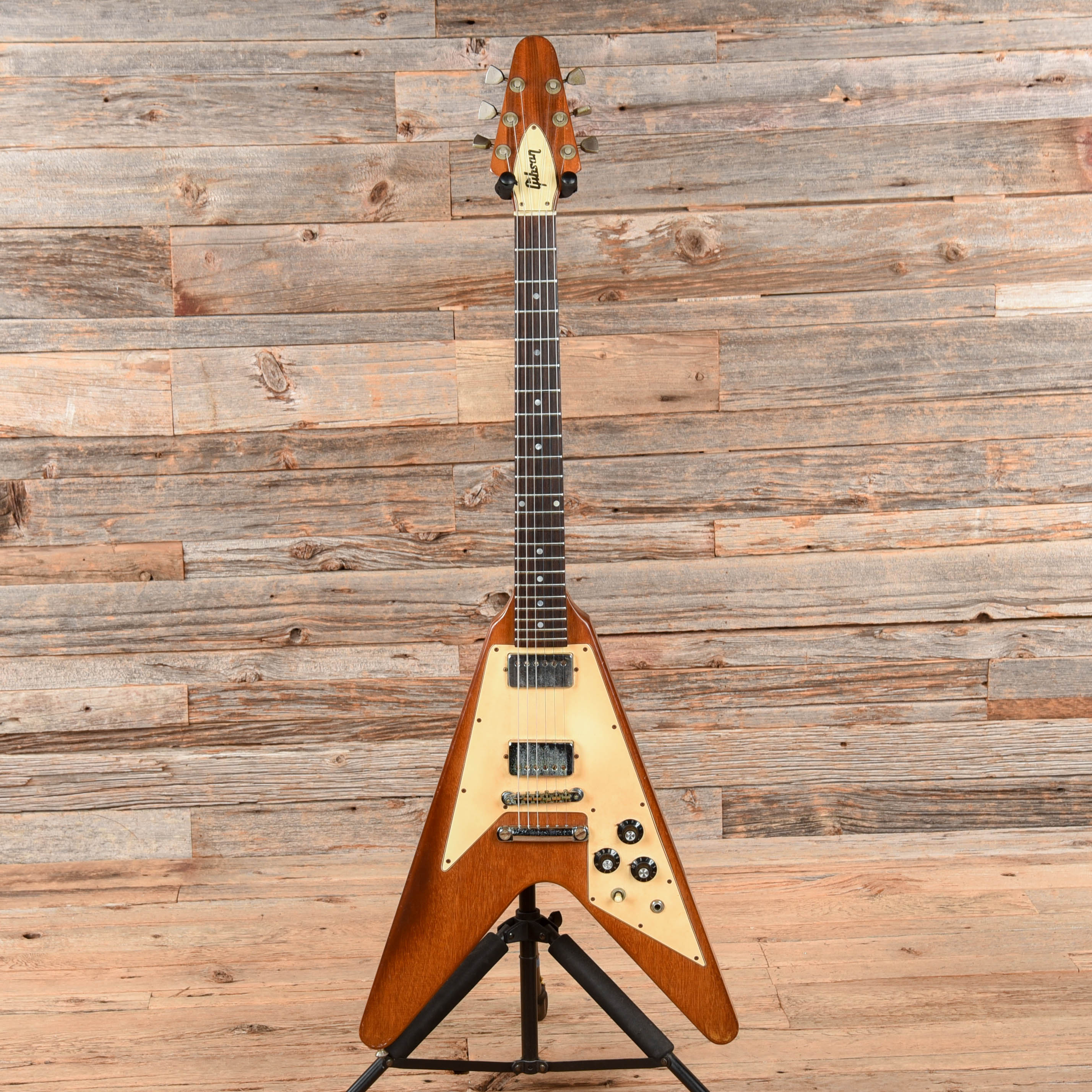 Gibson Flying V Natural 1975 Electric Guitars / Solid Body
