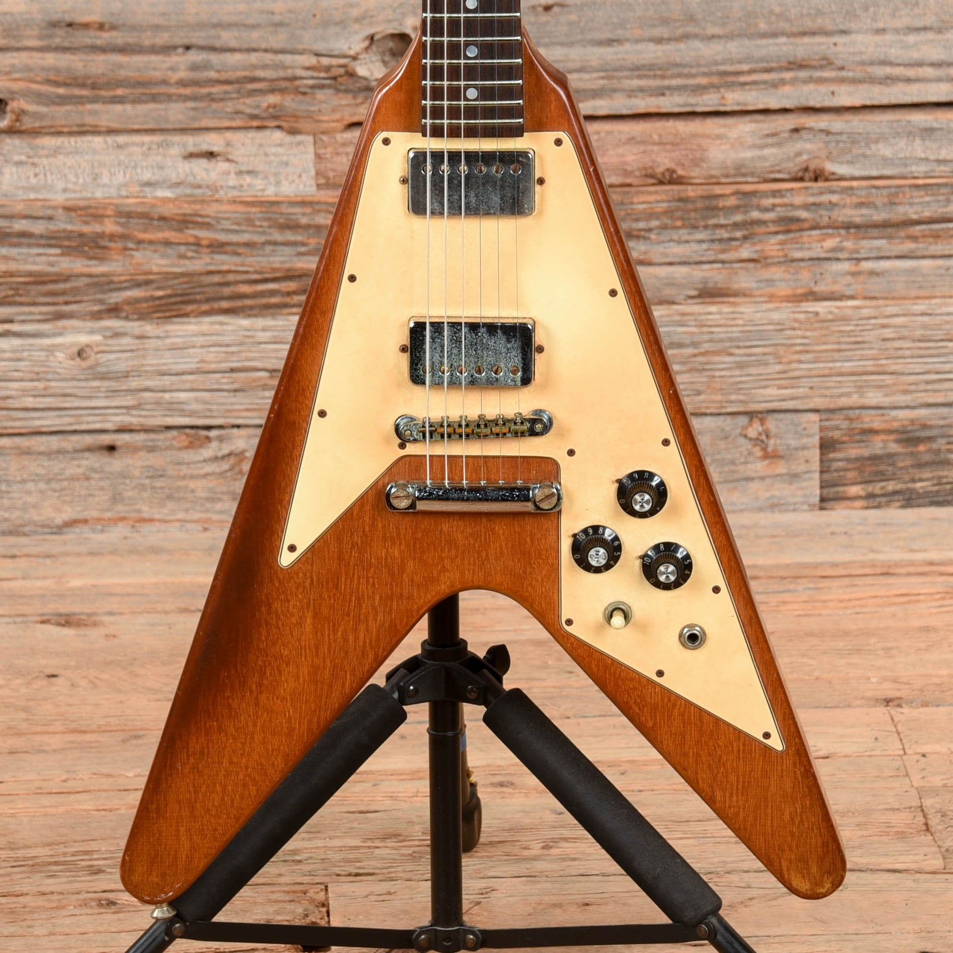 Gibson Flying V Natural 1975 Electric Guitars / Solid Body