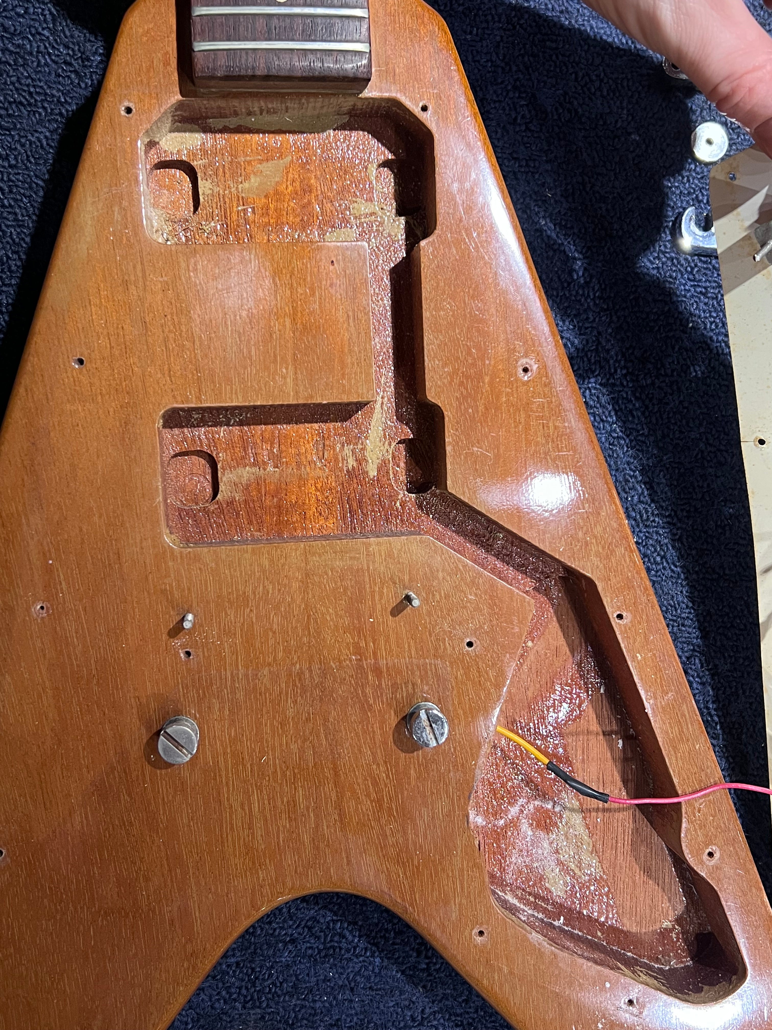 Gibson Flying V Natural 1975 Electric Guitars / Solid Body