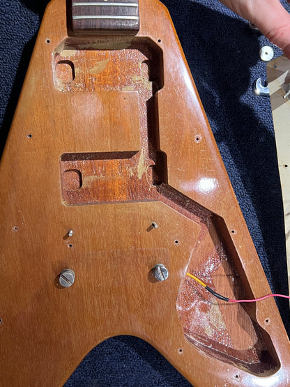Gibson Flying V Natural 1975 Electric Guitars / Solid Body