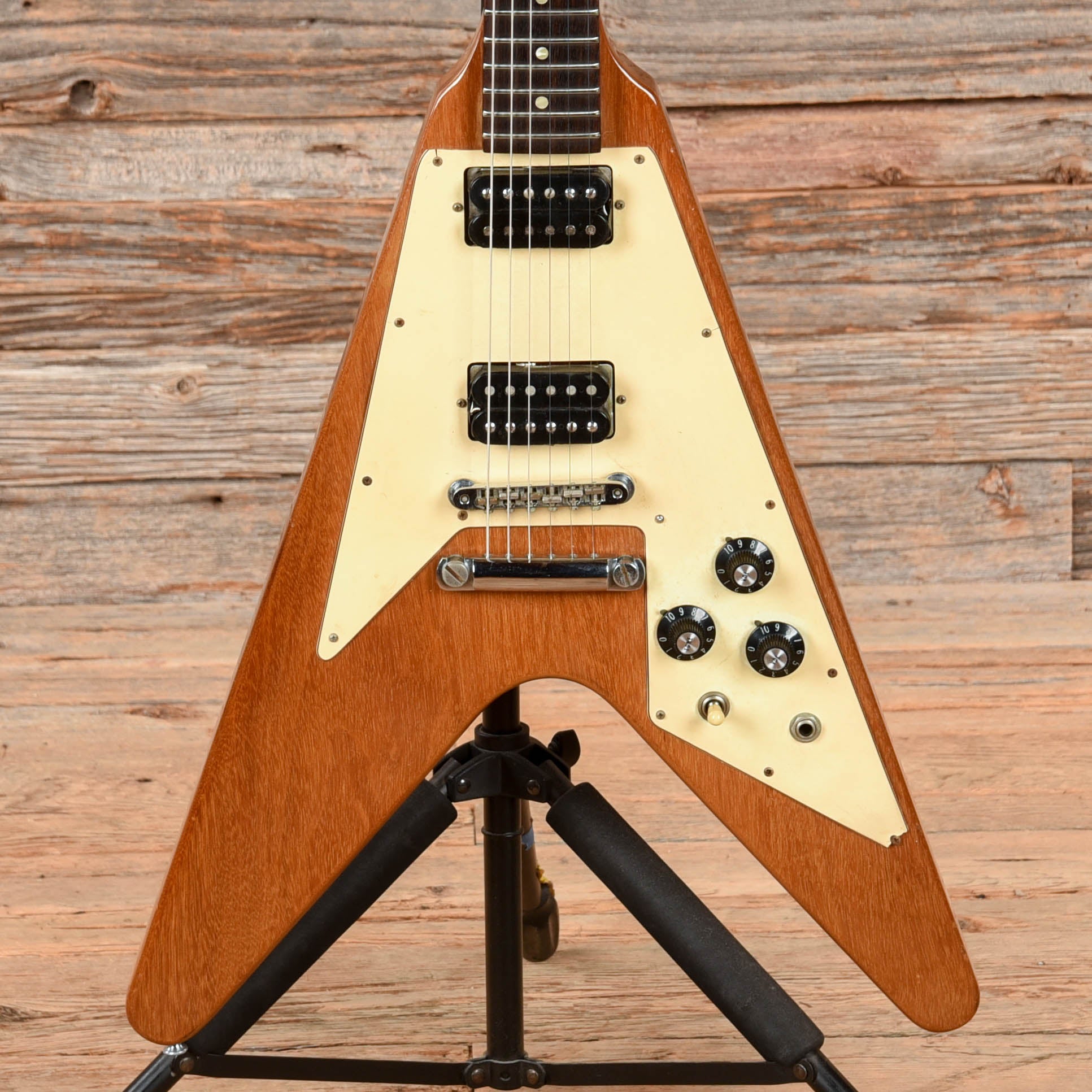 Gibson Flying V Natural 1975 Electric Guitars / Solid Body