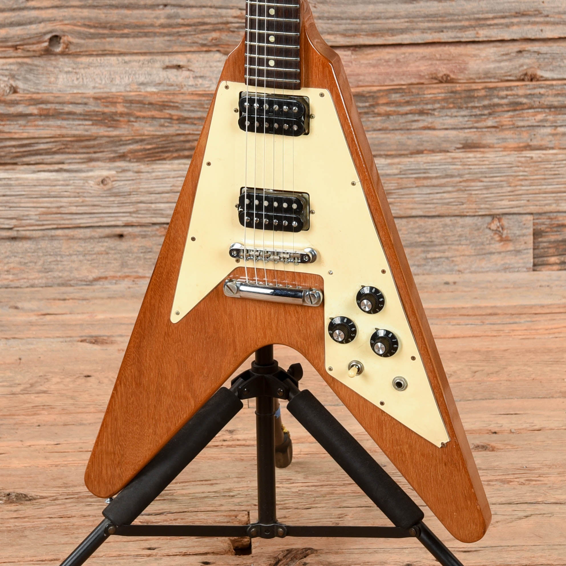 Gibson Flying V Natural 1975 Electric Guitars / Solid Body