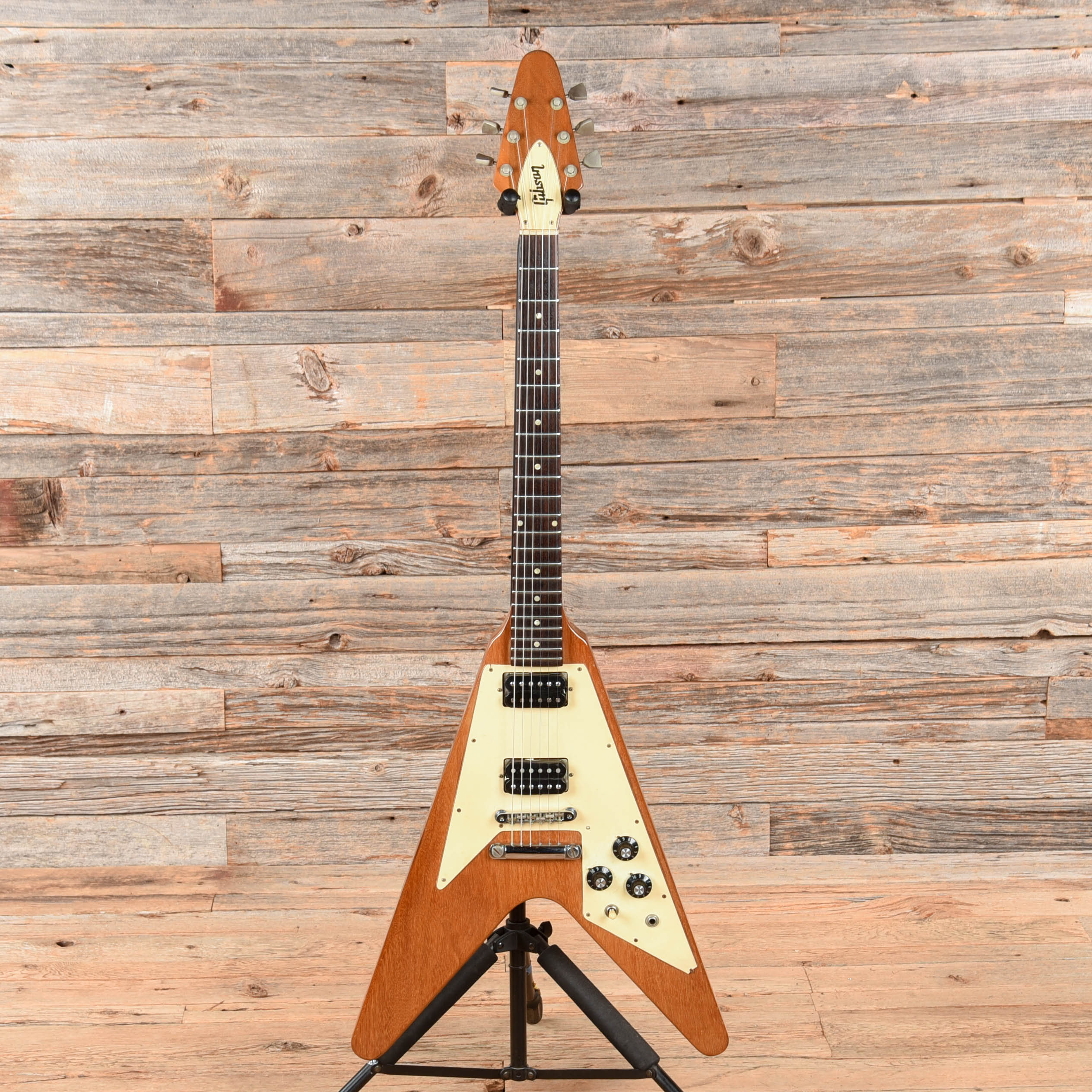 Gibson Flying V Natural 1975 Electric Guitars / Solid Body