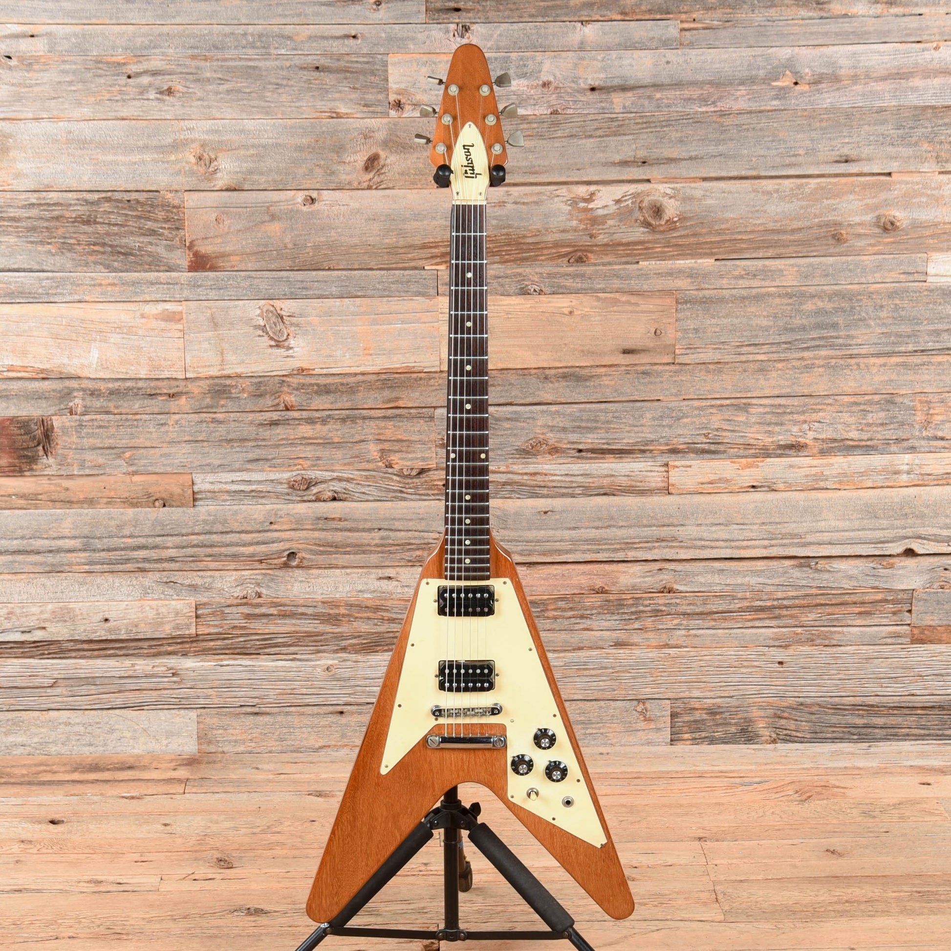 Gibson Flying V Natural 1975 Electric Guitars / Solid Body