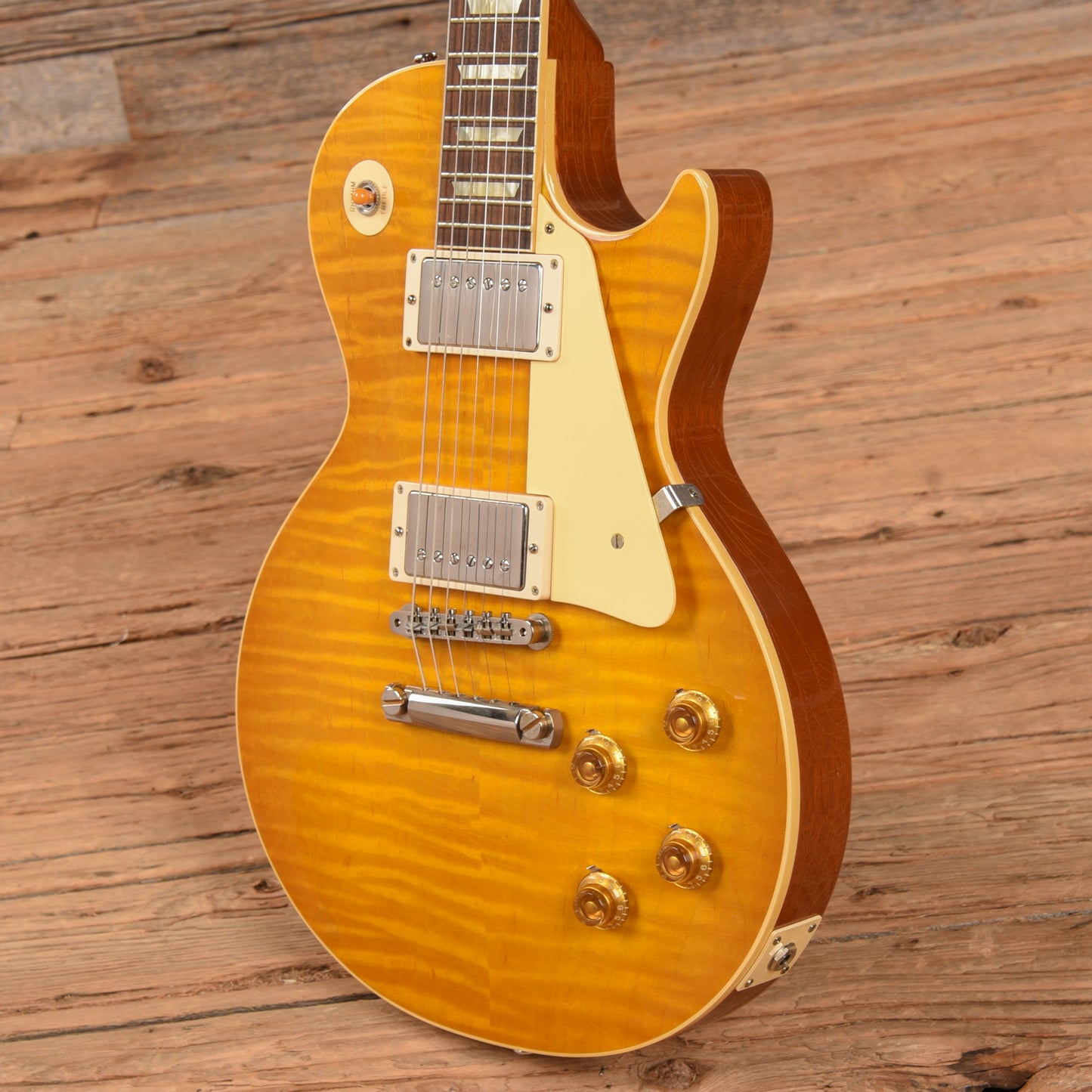 Gibson Gibson Custom Murphy Lab 59 Les Paul Standard "CME Spec" Ultra Light Aged Dirty Lemon Electric Guitars / Solid Body