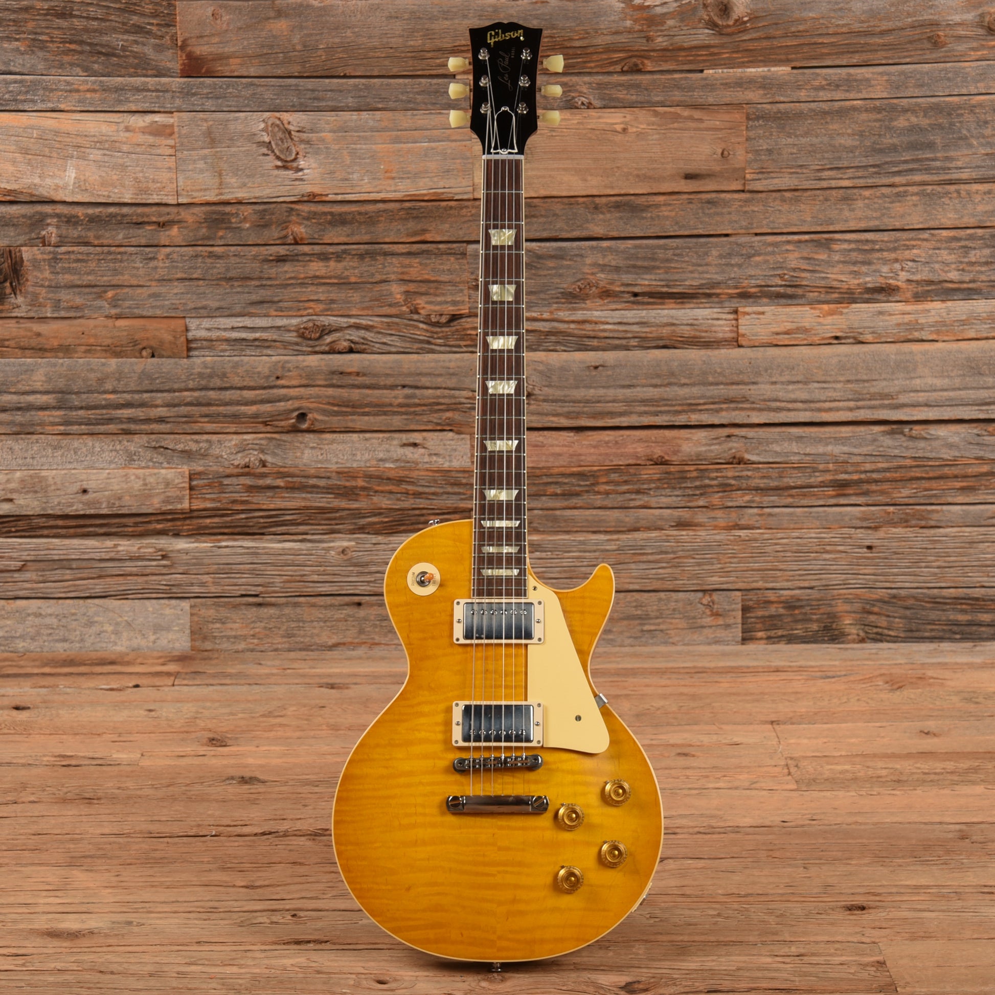 Gibson Gibson Custom Murphy Lab 59 Les Paul Standard "CME Spec" Ultra Light Aged Dirty Lemon Electric Guitars / Solid Body