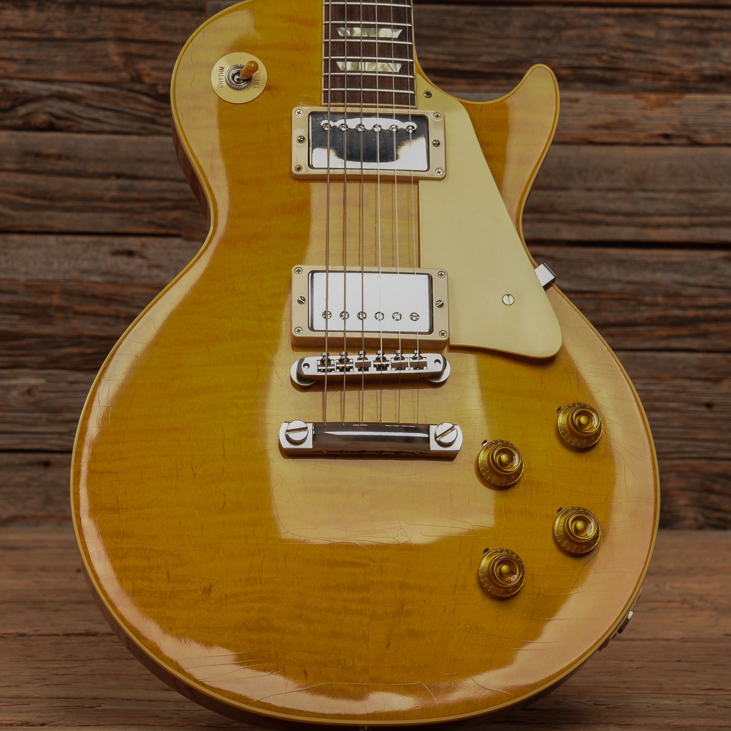 Gibson Gibson Custom Murphy Lab 59 Les Paul Standard "CME Spec" Ultra Light Aged Dirty Lemon Electric Guitars / Solid Body