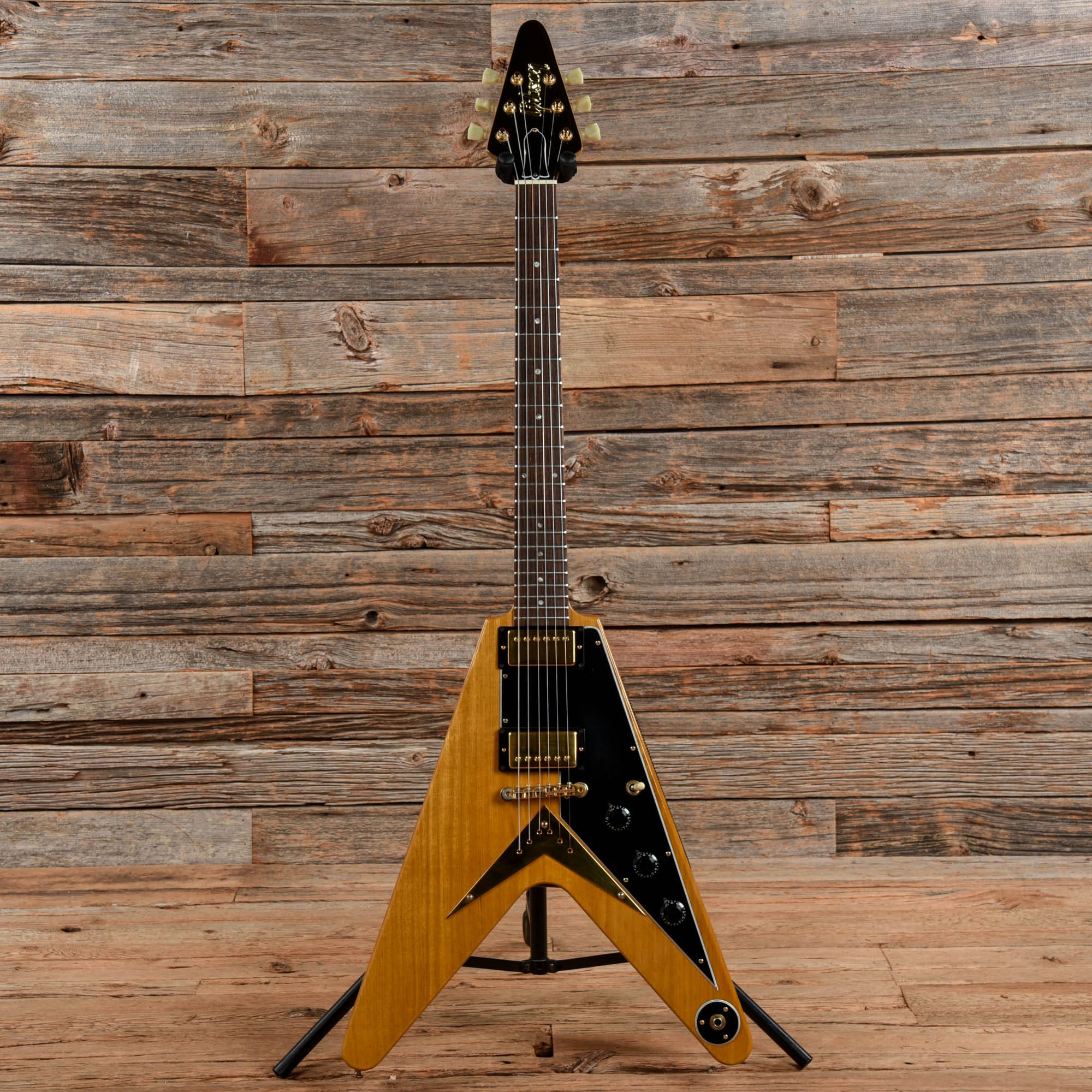 Gibson Heritage Flying V Korina Natural 1982 Electric Guitars / Solid Body