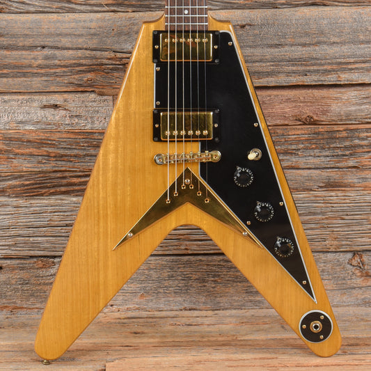 Gibson Heritage Korina Flying V Natural 1983 Electric Guitars / Solid Body