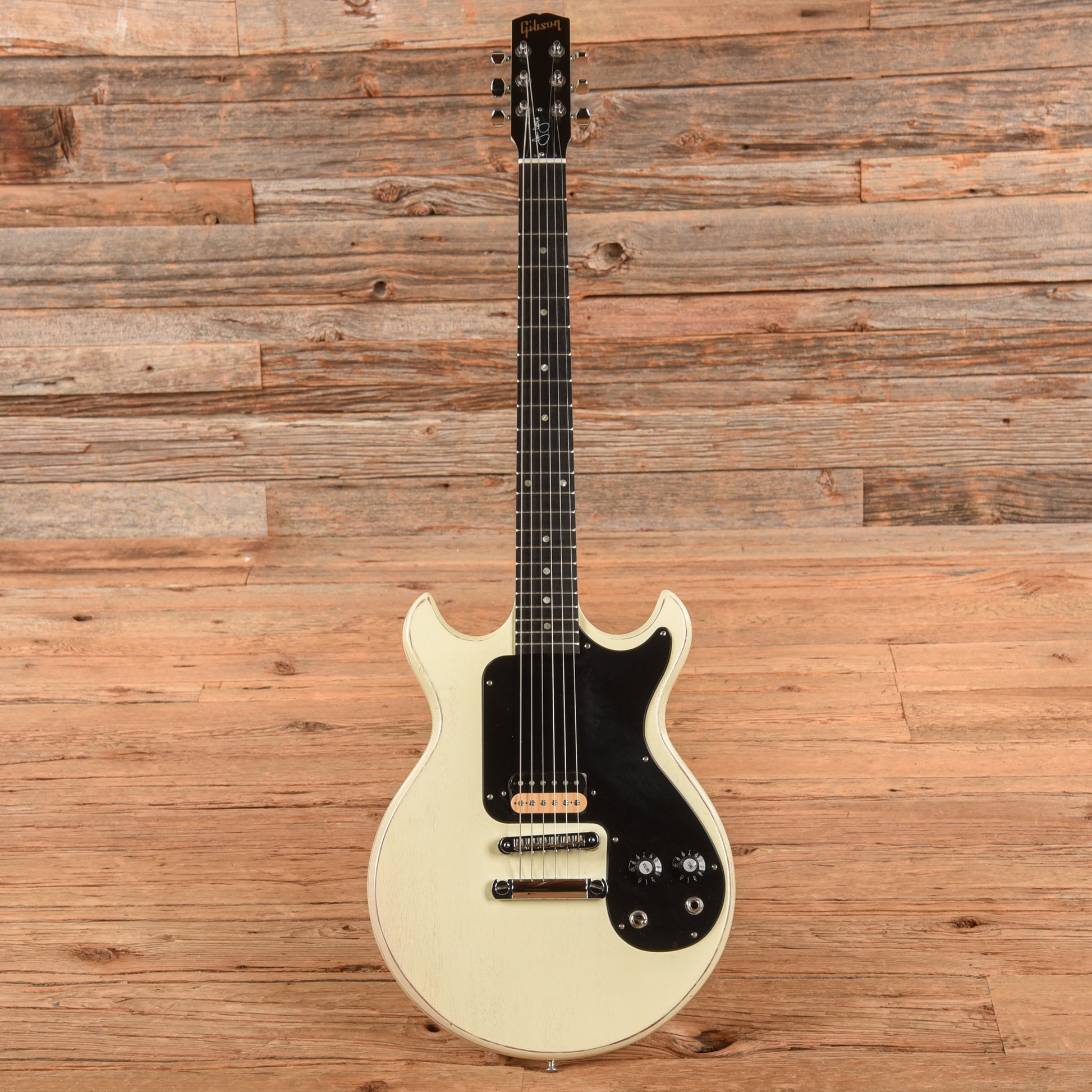 Gibson Joan Jett Signature Melody Maker Worn White 2008 Electric Guitars / Solid Body