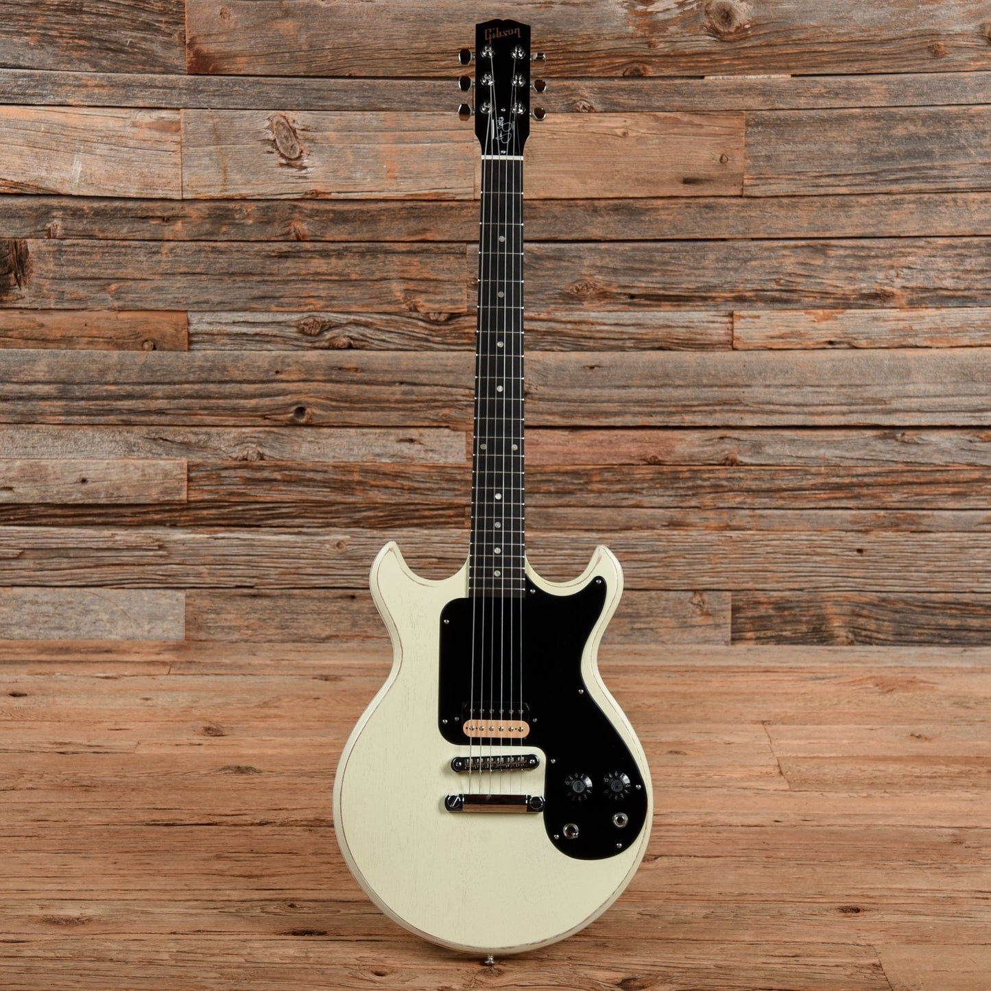 Gibson Joan Jett Signature Melody Maker Worn White 2010 Electric Guitars / Solid Body