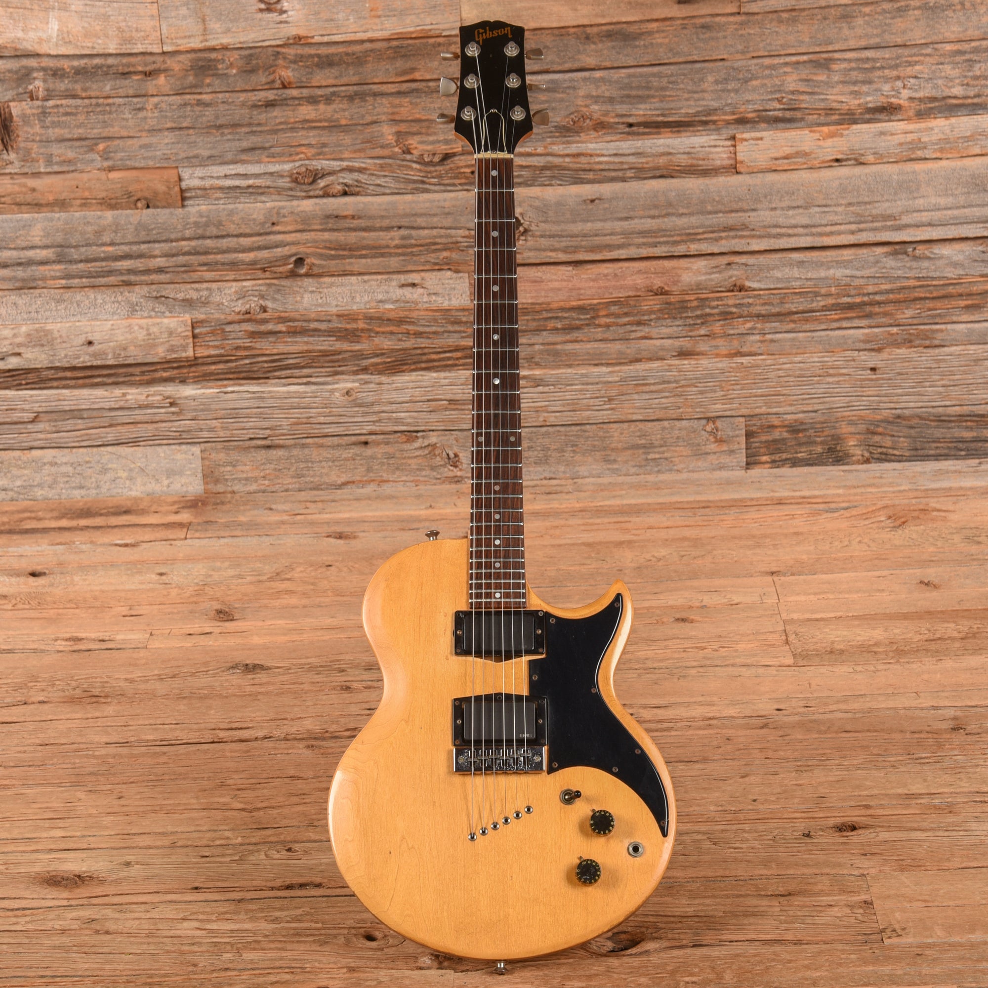 Gibson L6S Deluxe Natural 1975 Electric Guitars / Solid Body