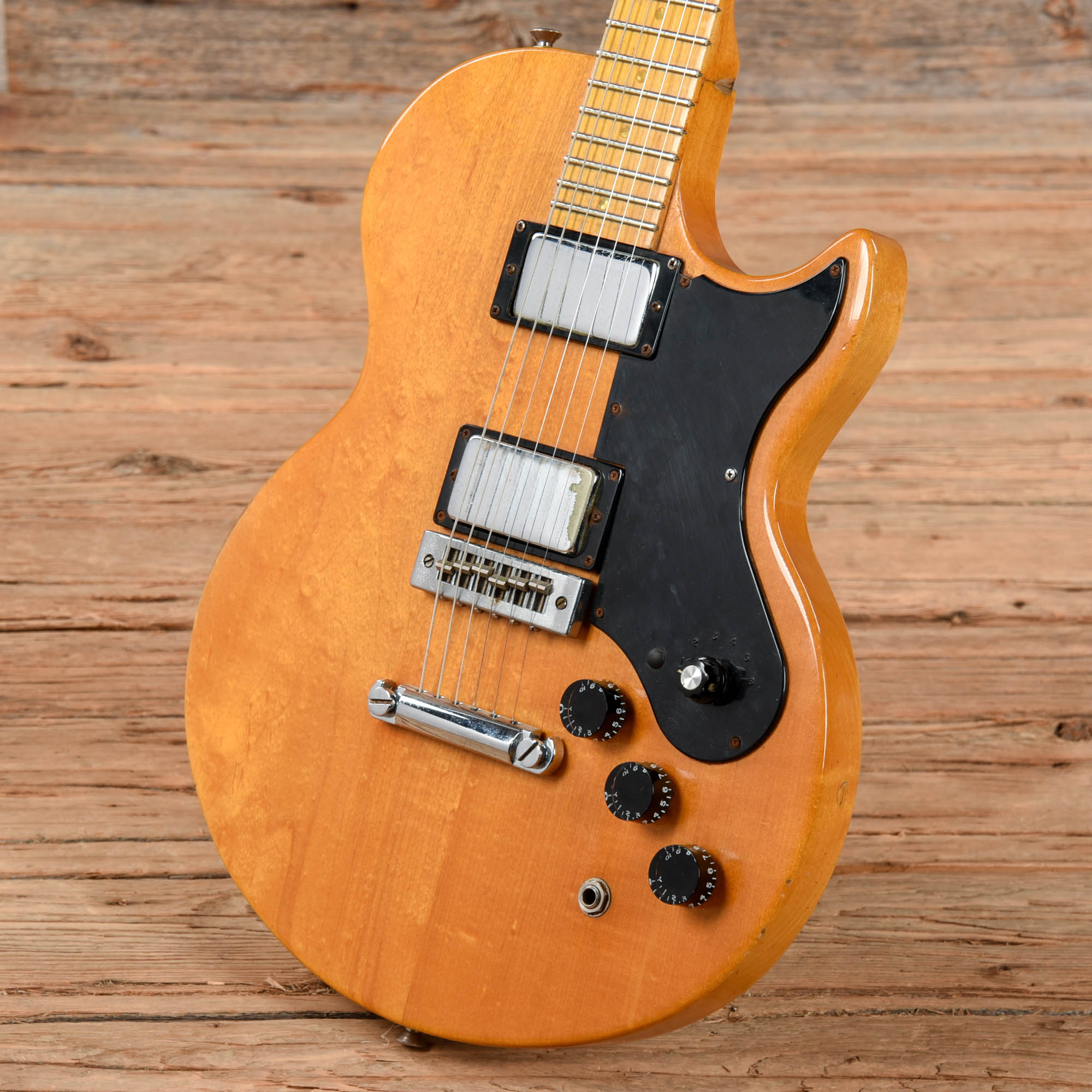 Gibson L6S Natural 1977 Electric Guitars / Solid Body