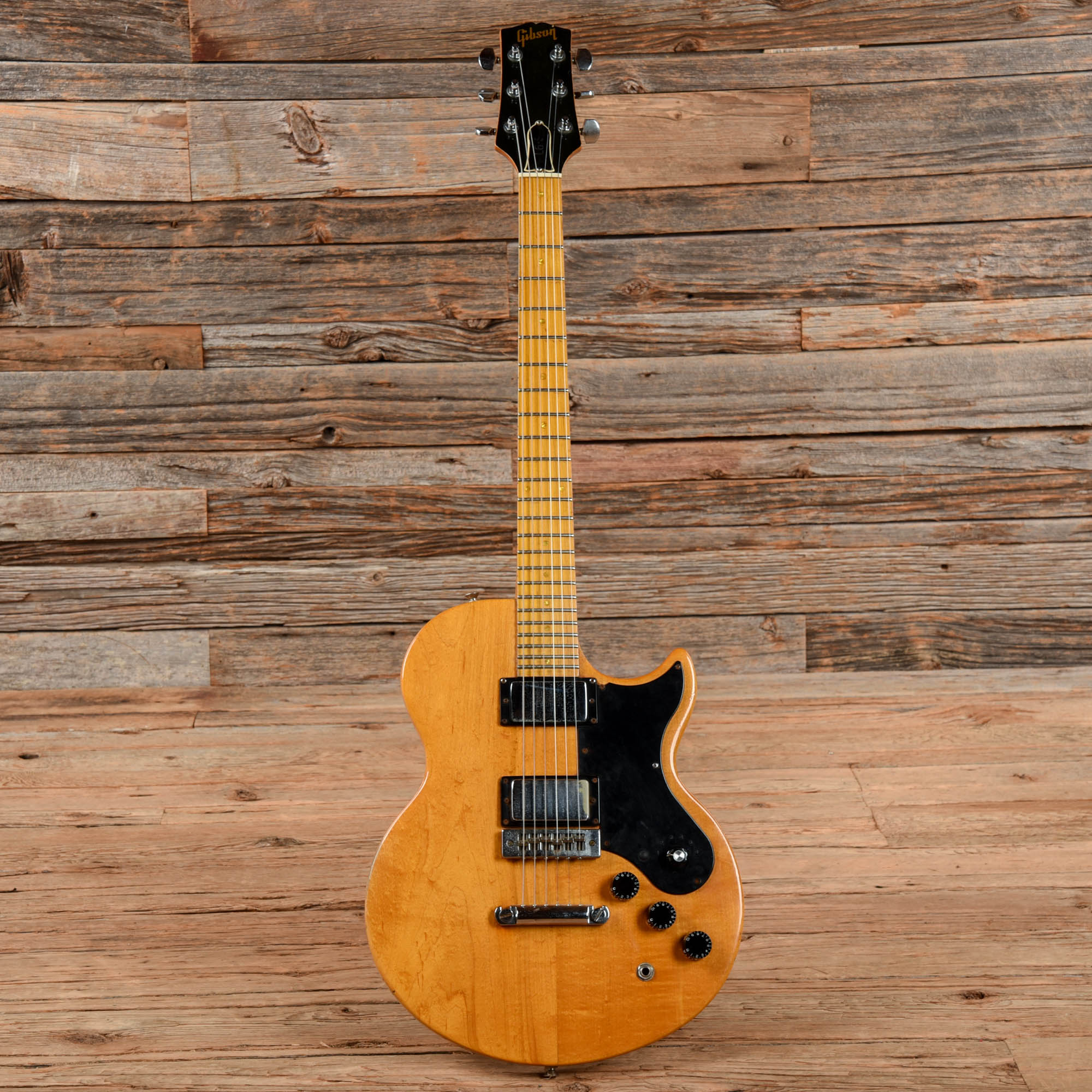 Gibson L6S Natural 1977 Electric Guitars / Solid Body