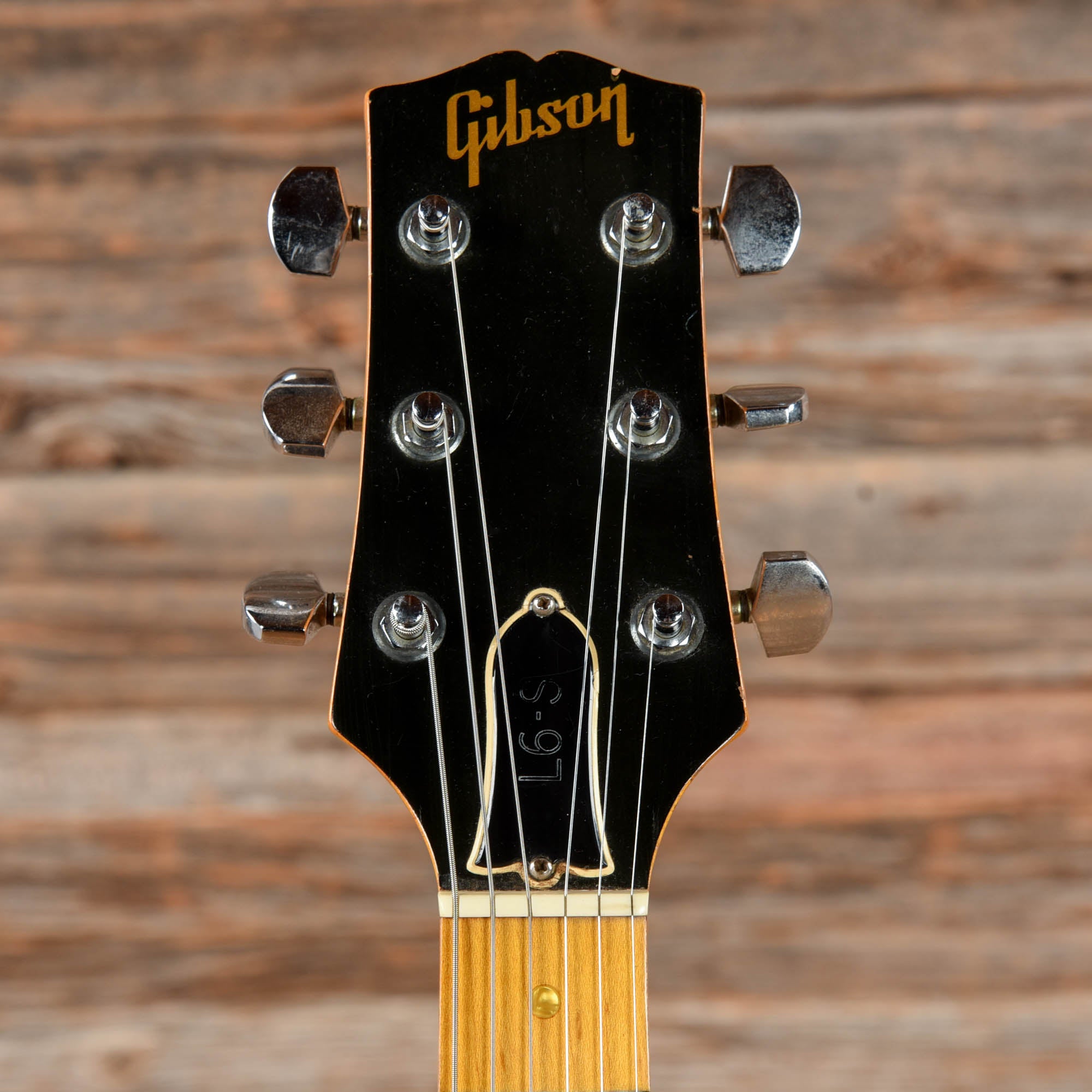 Gibson L6S Natural 1977 Electric Guitars / Solid Body