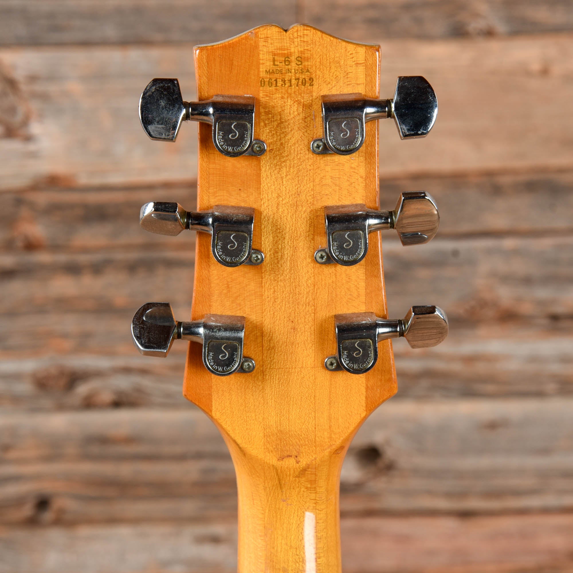 Gibson L6S Natural 1977 Electric Guitars / Solid Body