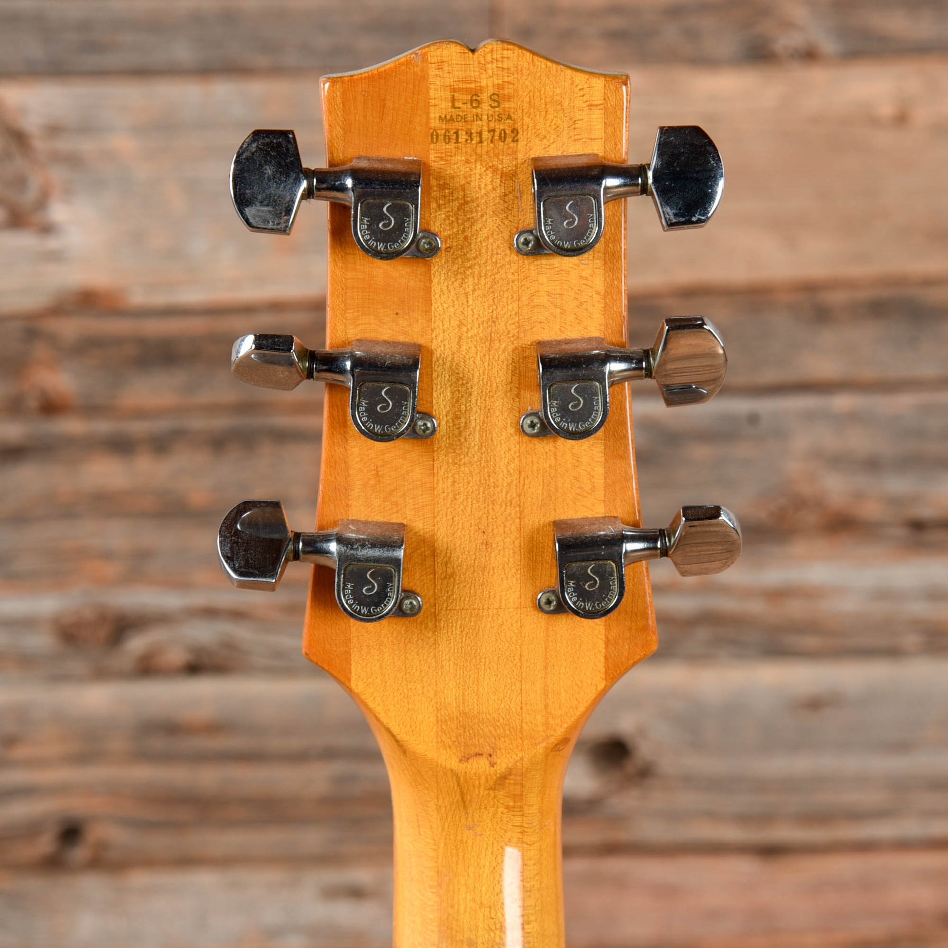 Gibson L6S Natural 1977 Electric Guitars / Solid Body