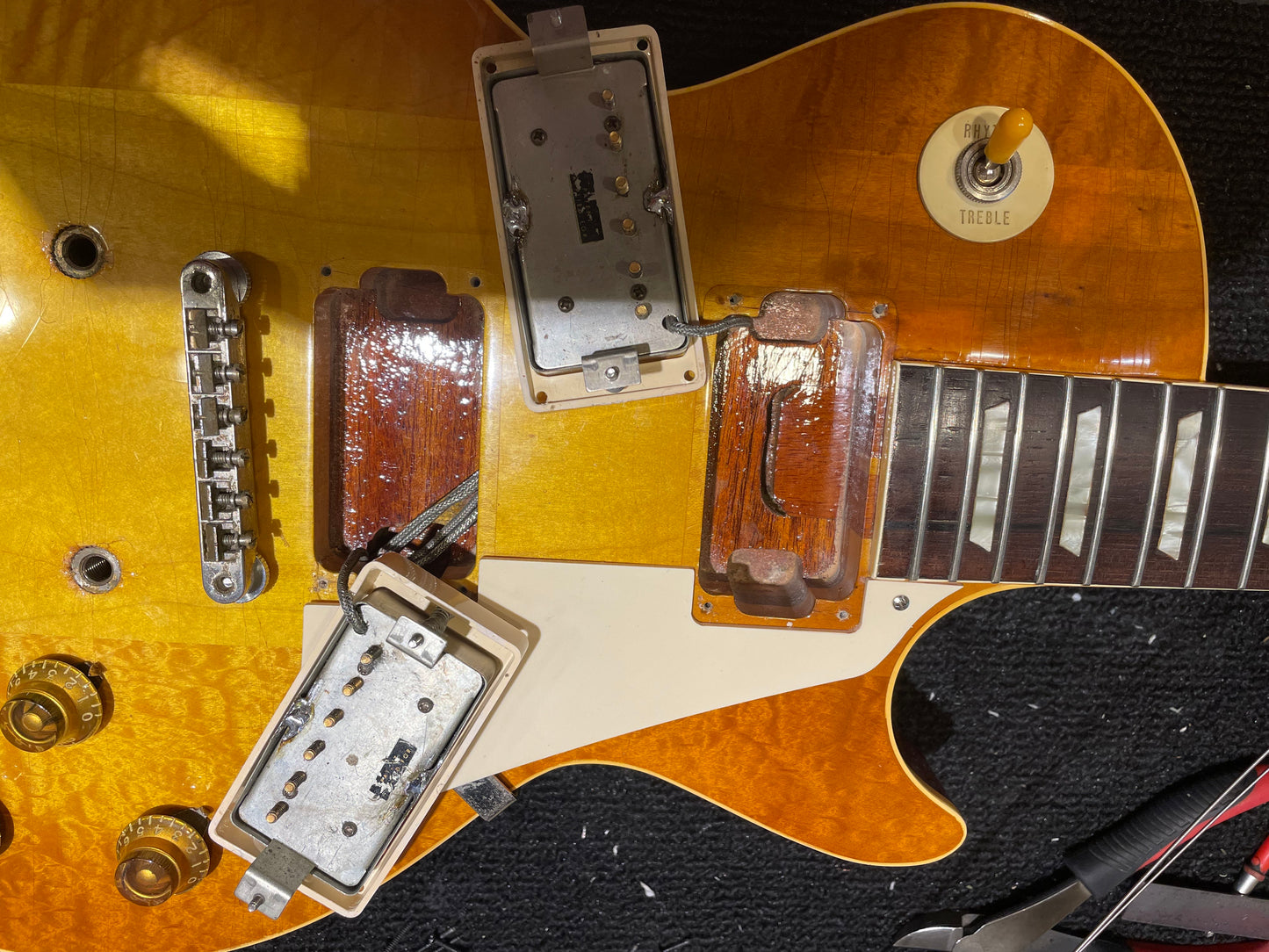 Gibson Les Paul 1955-1959 Burst Conversion Sunburst 1955 Electric Guitars / Solid Body