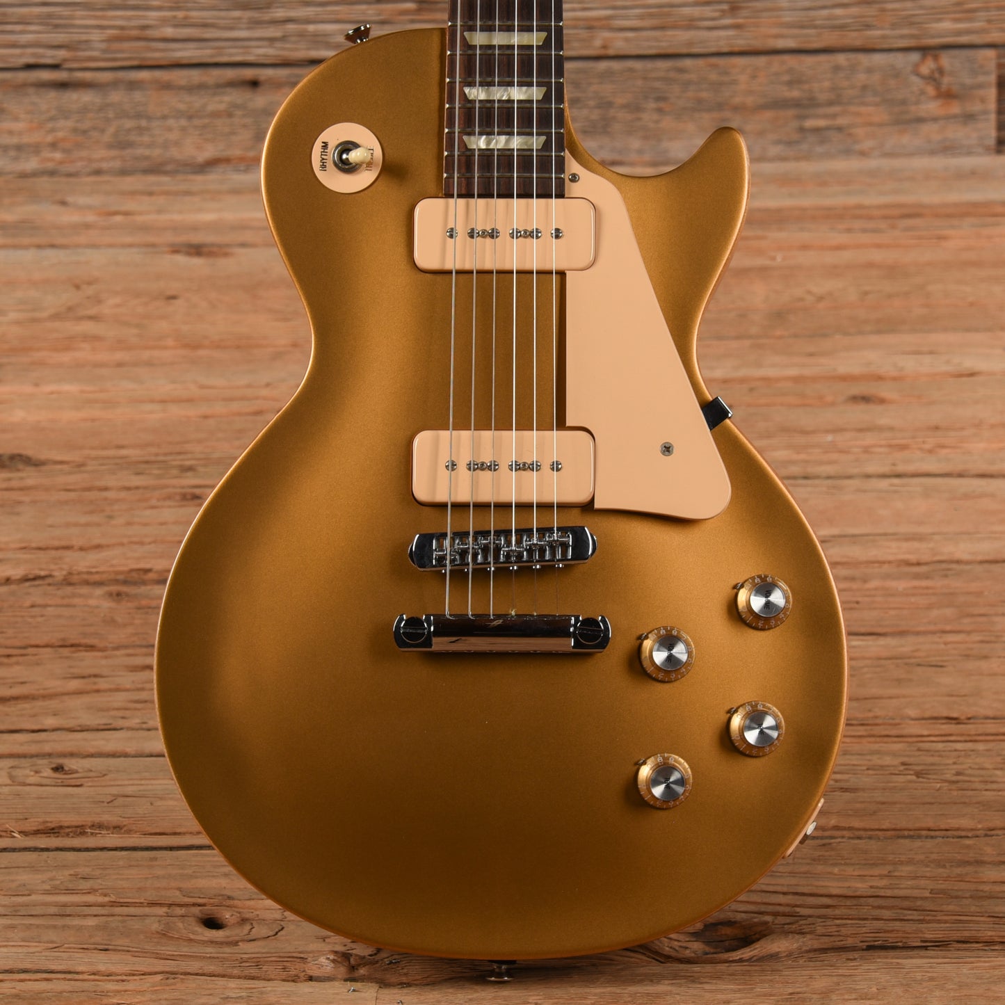 Gibson Les Paul '50s Tribute Satin Gold 2011 Electric Guitars / Solid Body
