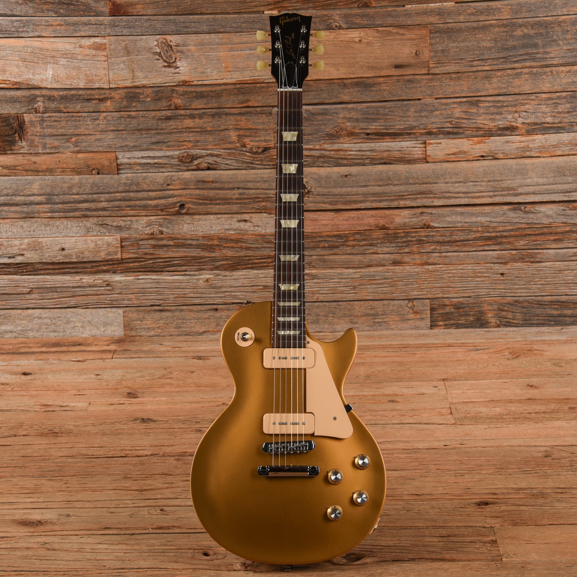 Gibson Les Paul '50s Tribute Satin Gold 2011 Electric Guitars / Solid Body