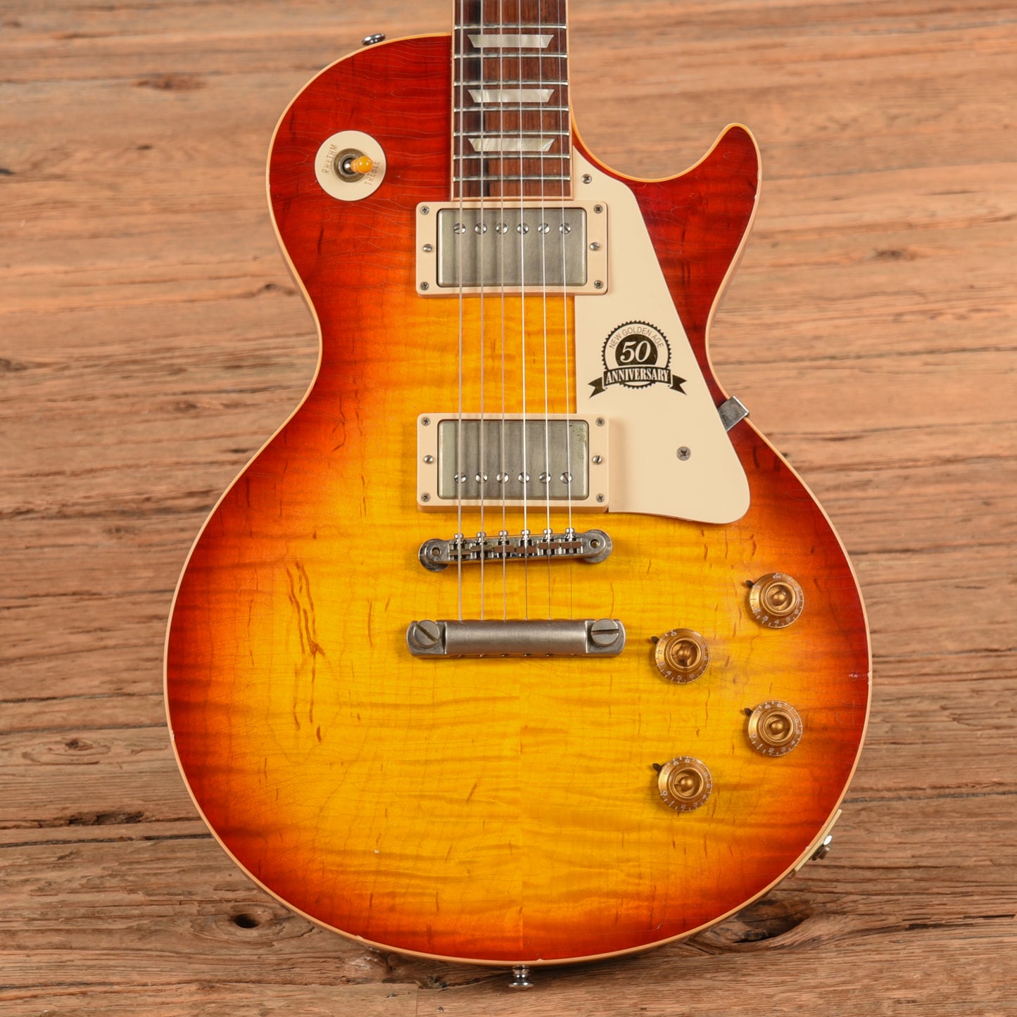 Gibson Les Paul 50th Anniversary '58 Murphy Sunburst - Dave Amato of REO Speedwagon Electric Guitars / Solid Body