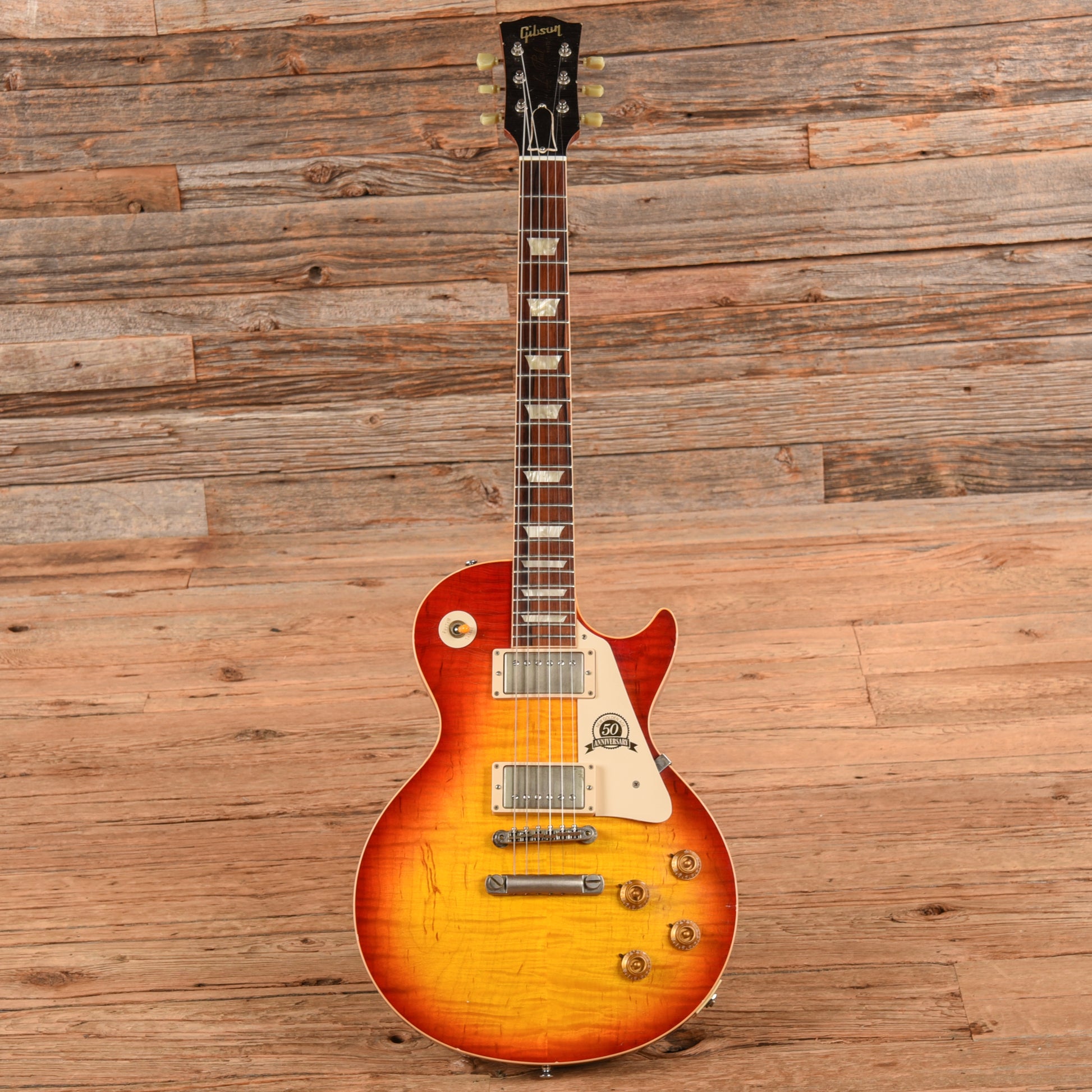 Gibson Les Paul 50th Anniversary '58 Murphy Sunburst - Dave Amato of REO Speedwagon Electric Guitars / Solid Body