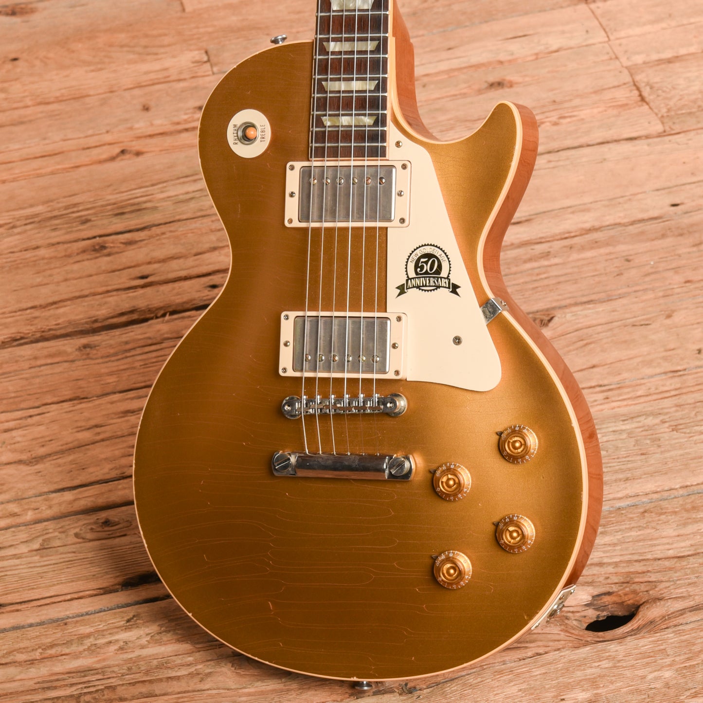Gibson Les Paul '58 Murphy aged 50th Anniversary Goldtop - Dave Amato of REO Speedwagon Electric Guitars / Solid Body