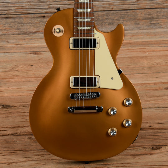 Gibson Les Paul '70s Tribute Satin Gold 2012 Electric Guitars / Solid Body