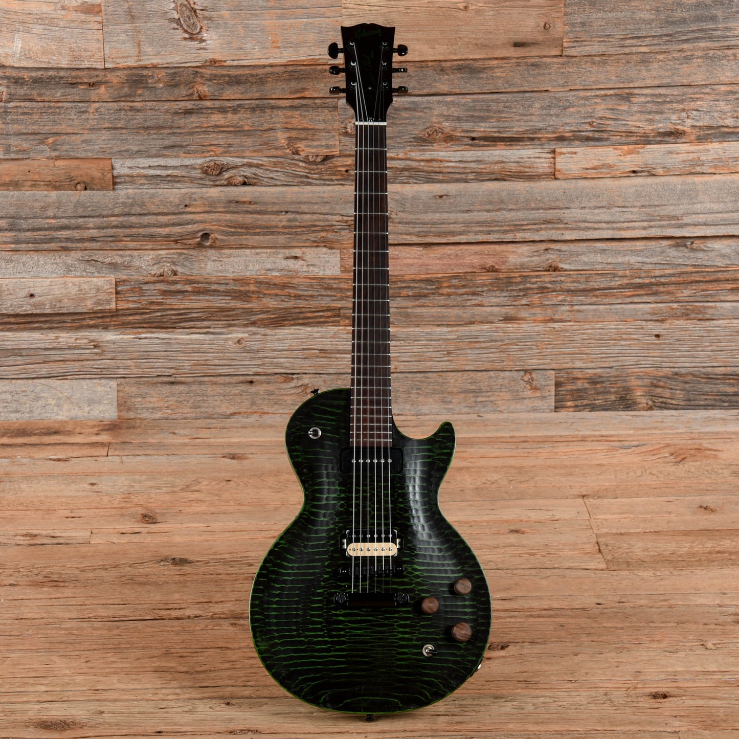 Gibson Les Paul BFG Gator Green 2011 Electric Guitars / Solid Body