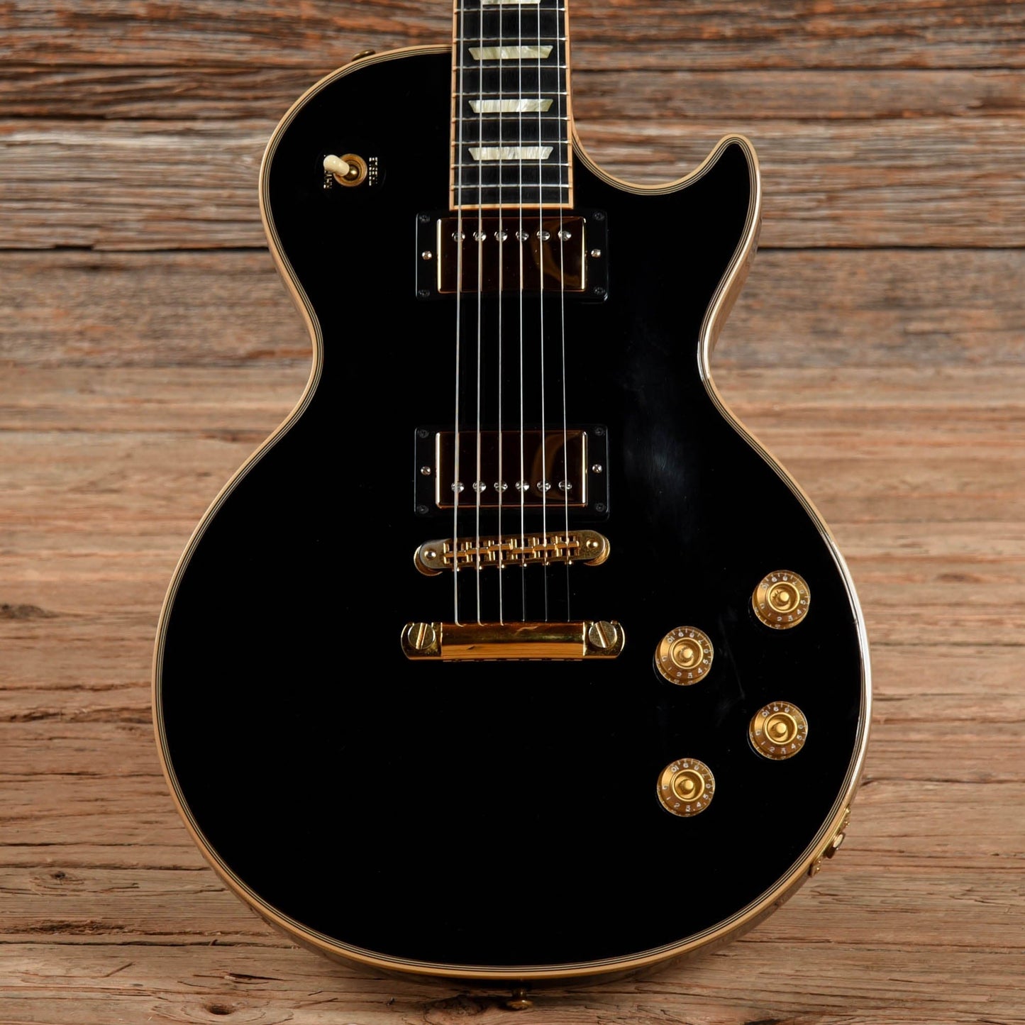Gibson Les Paul Classic Custom Ebony 2007 Electric Guitars / Solid Body
