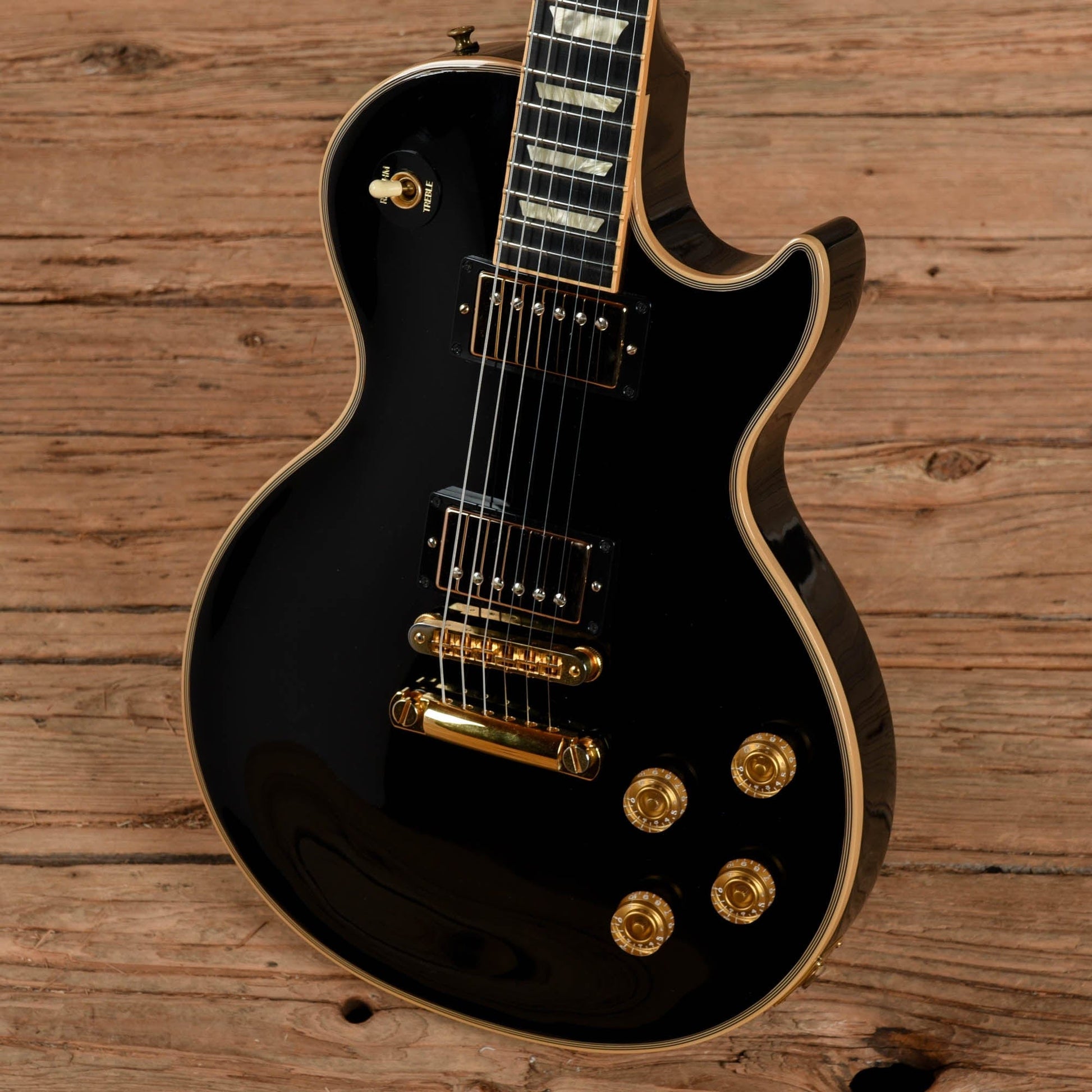 Gibson Les Paul Classic Custom Ebony 2007 Electric Guitars / Solid Body