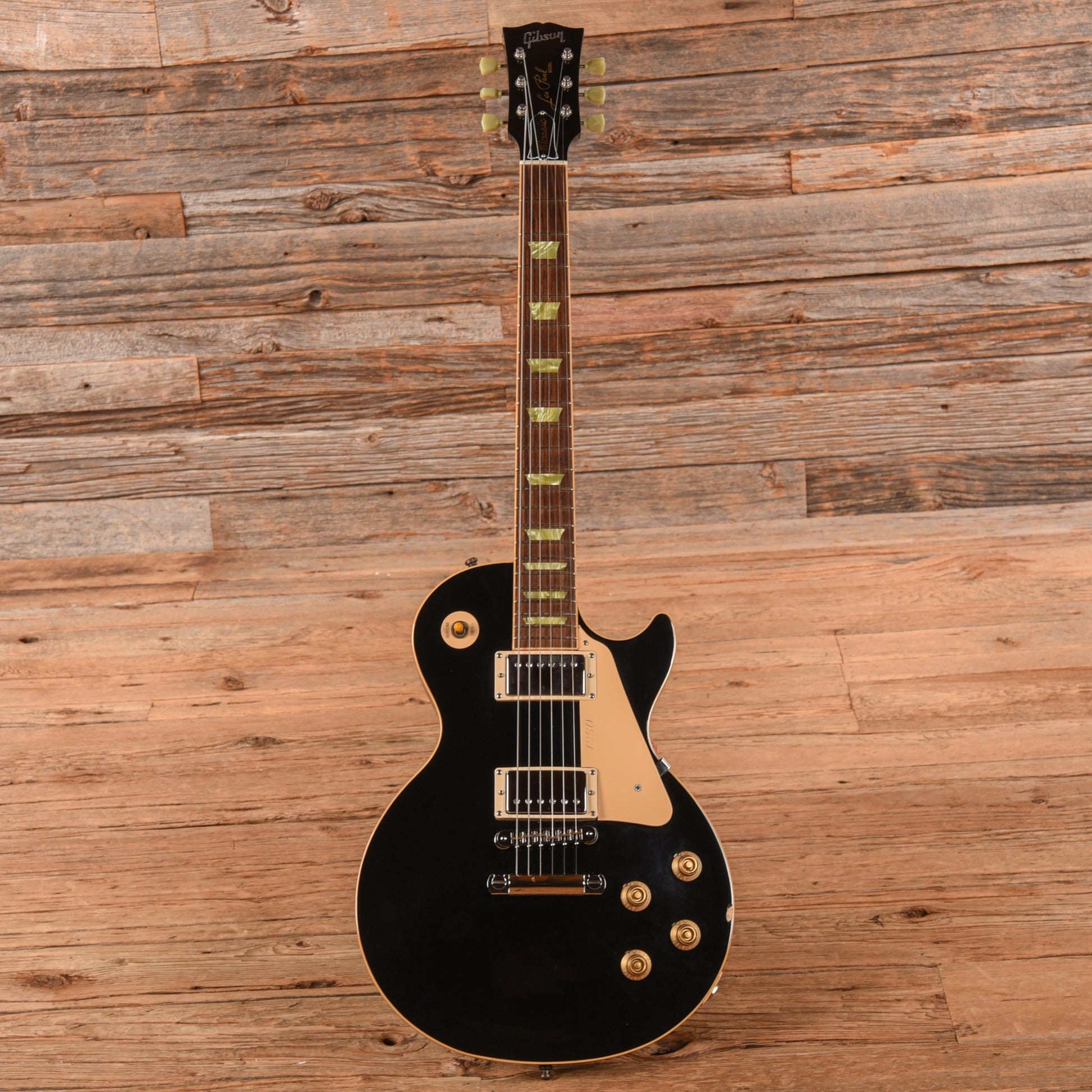 Gibson Les Paul Classic Ebony 2007 Electric Guitars / Solid Body