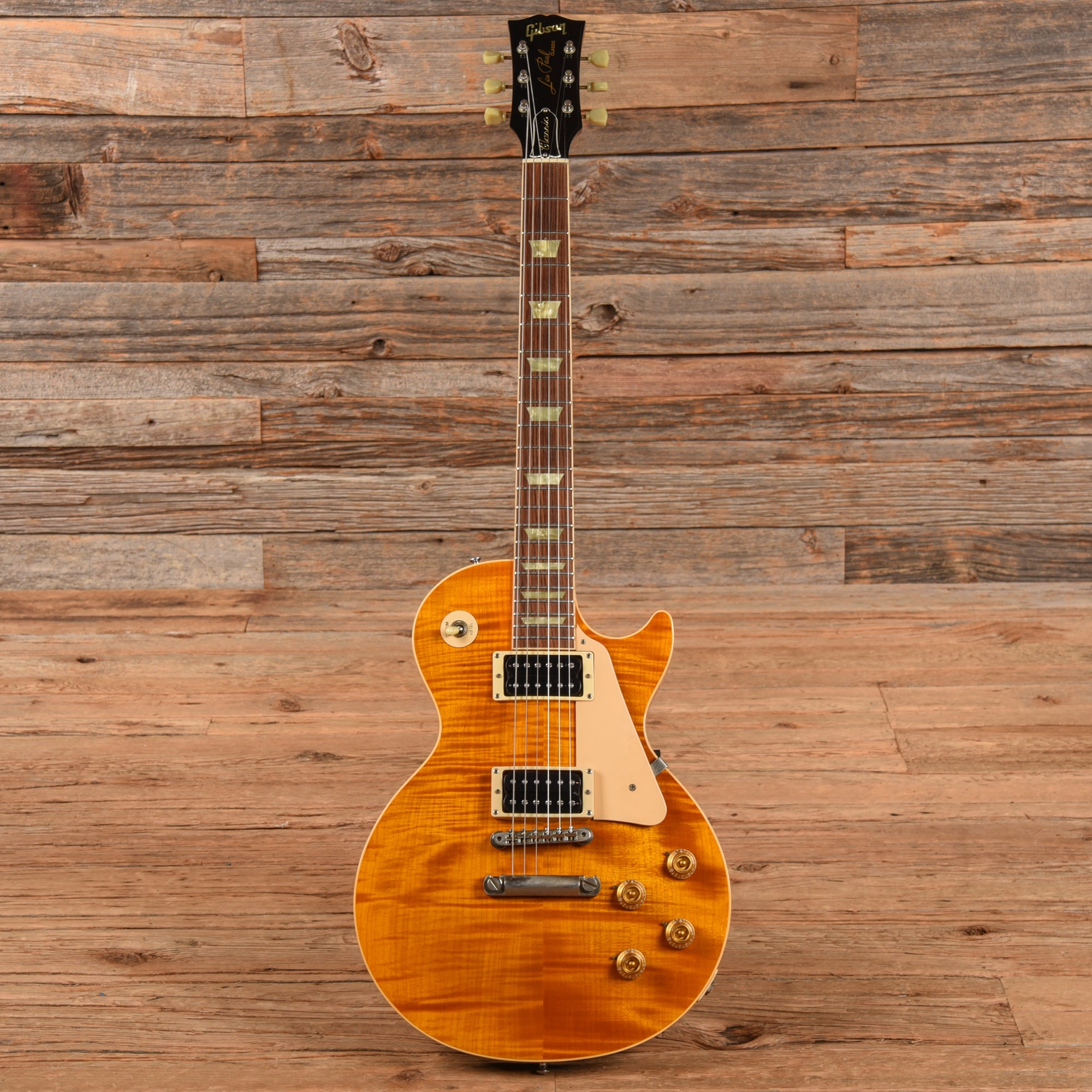 Gibson Les Paul Classic Plus Amber 1993 Electric Guitars / Solid Body