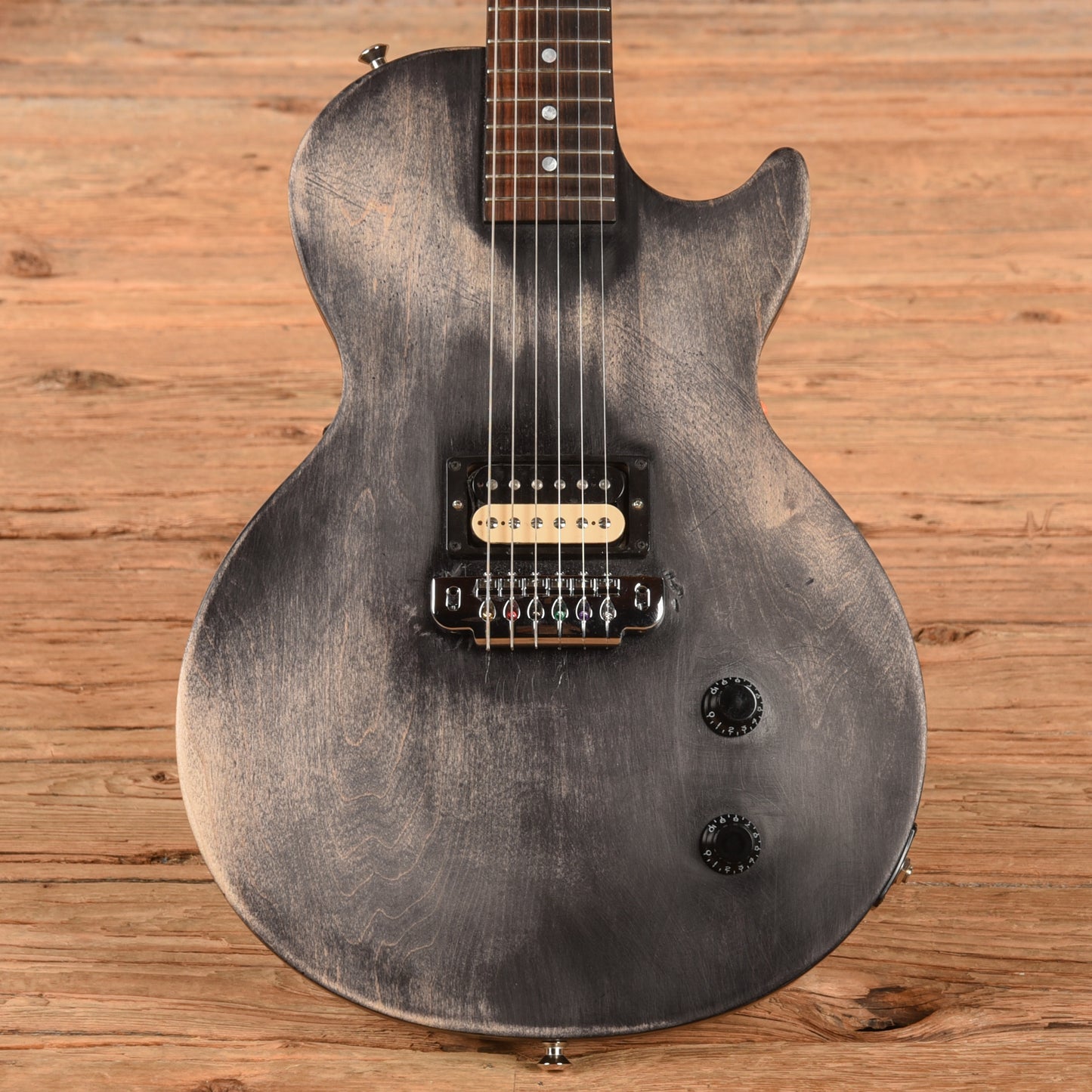 Gibson Les Paul CM Worn Black 2016 Electric Guitars / Solid Body
