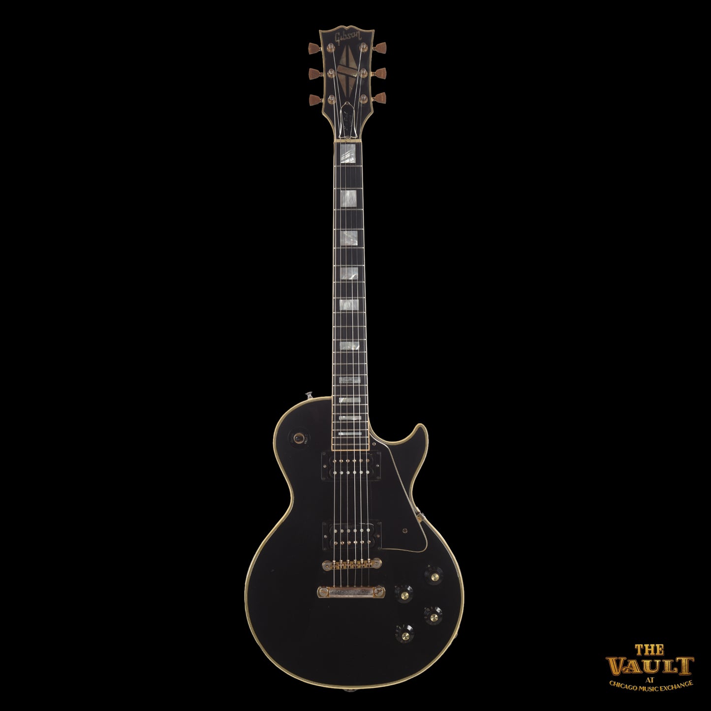 Gibson Les Paul Custom 20th Anniversary Black 1974 Electric Guitars / Solid Body