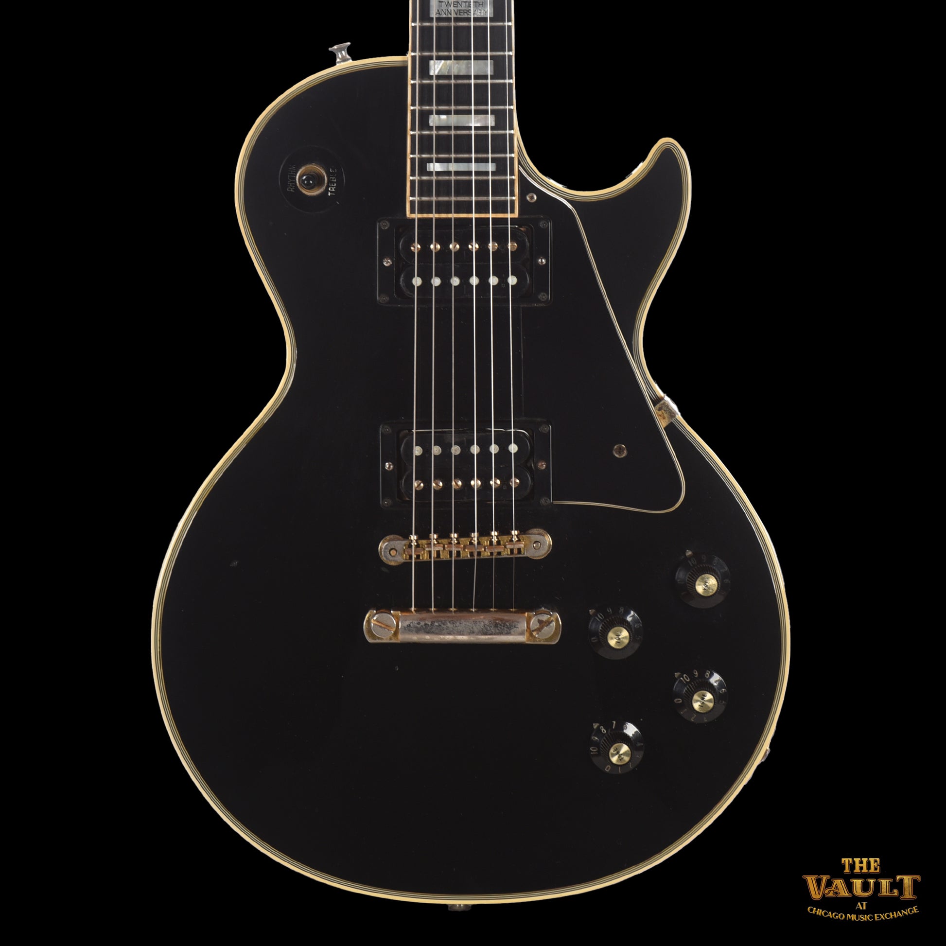 Gibson Les Paul Custom 20th Anniversary Black 1974 Electric Guitars / Solid Body