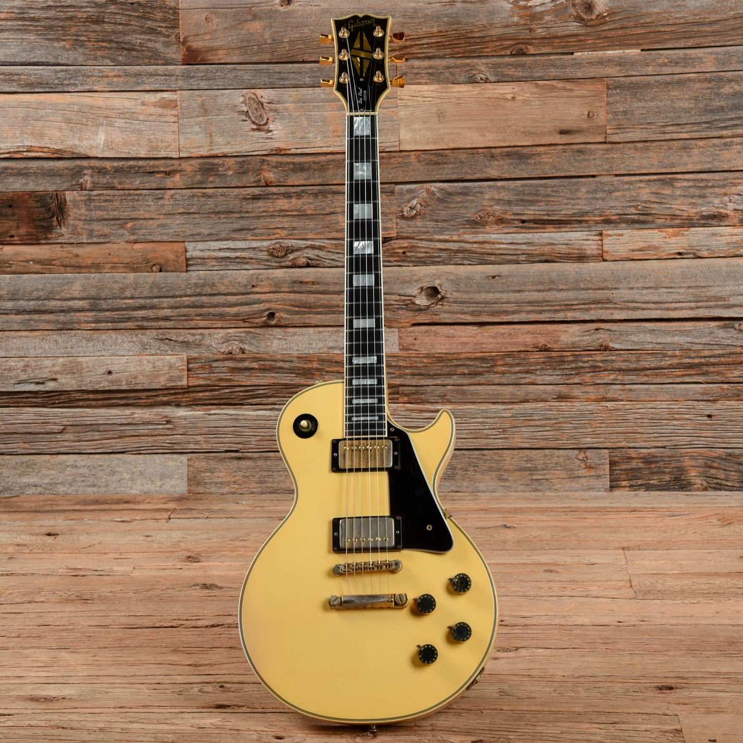 Gibson Les Paul Custom Alpine White 1973 Electric Guitars / Solid Body