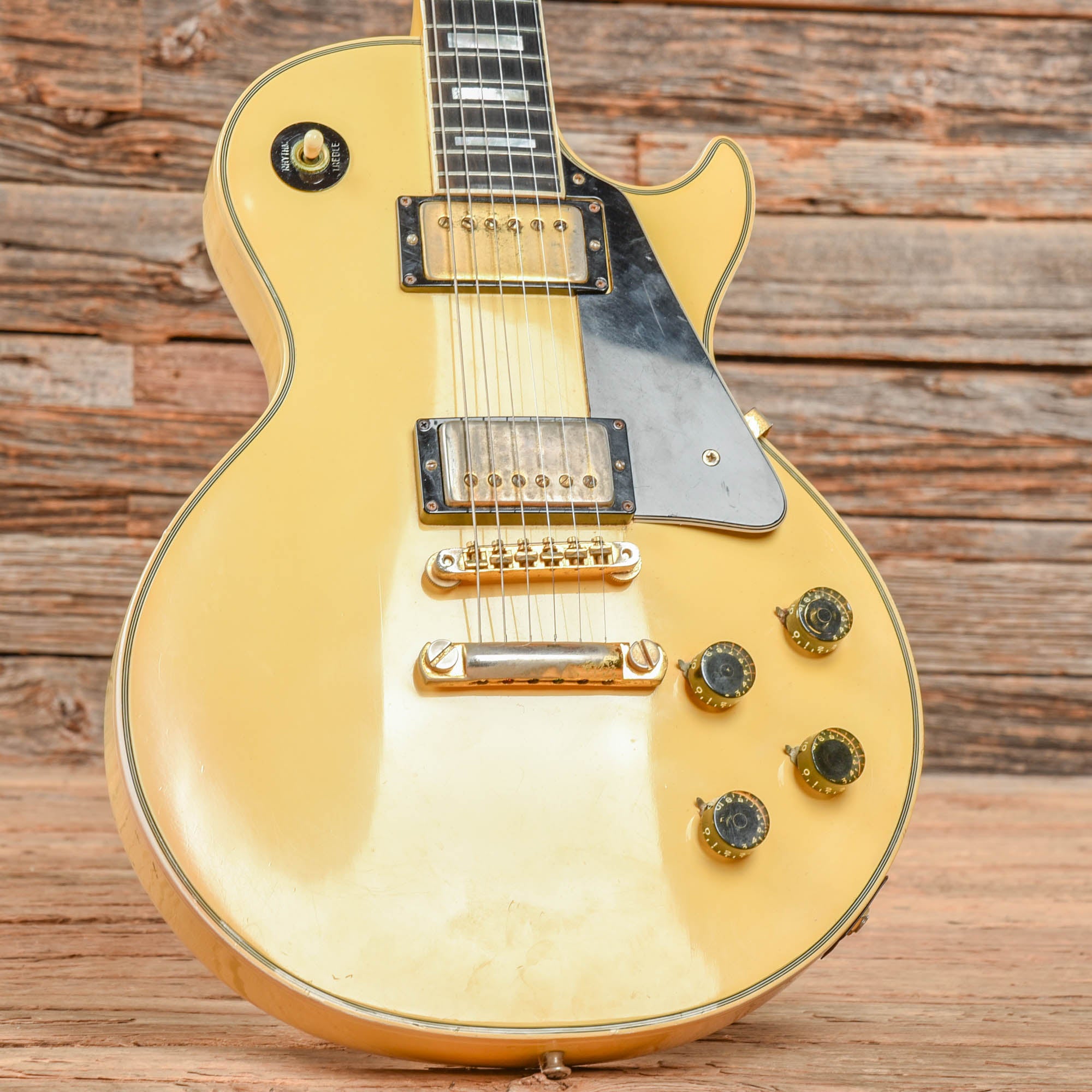 Gibson Les Paul Custom Alpine White 1973 Electric Guitars / Solid Body