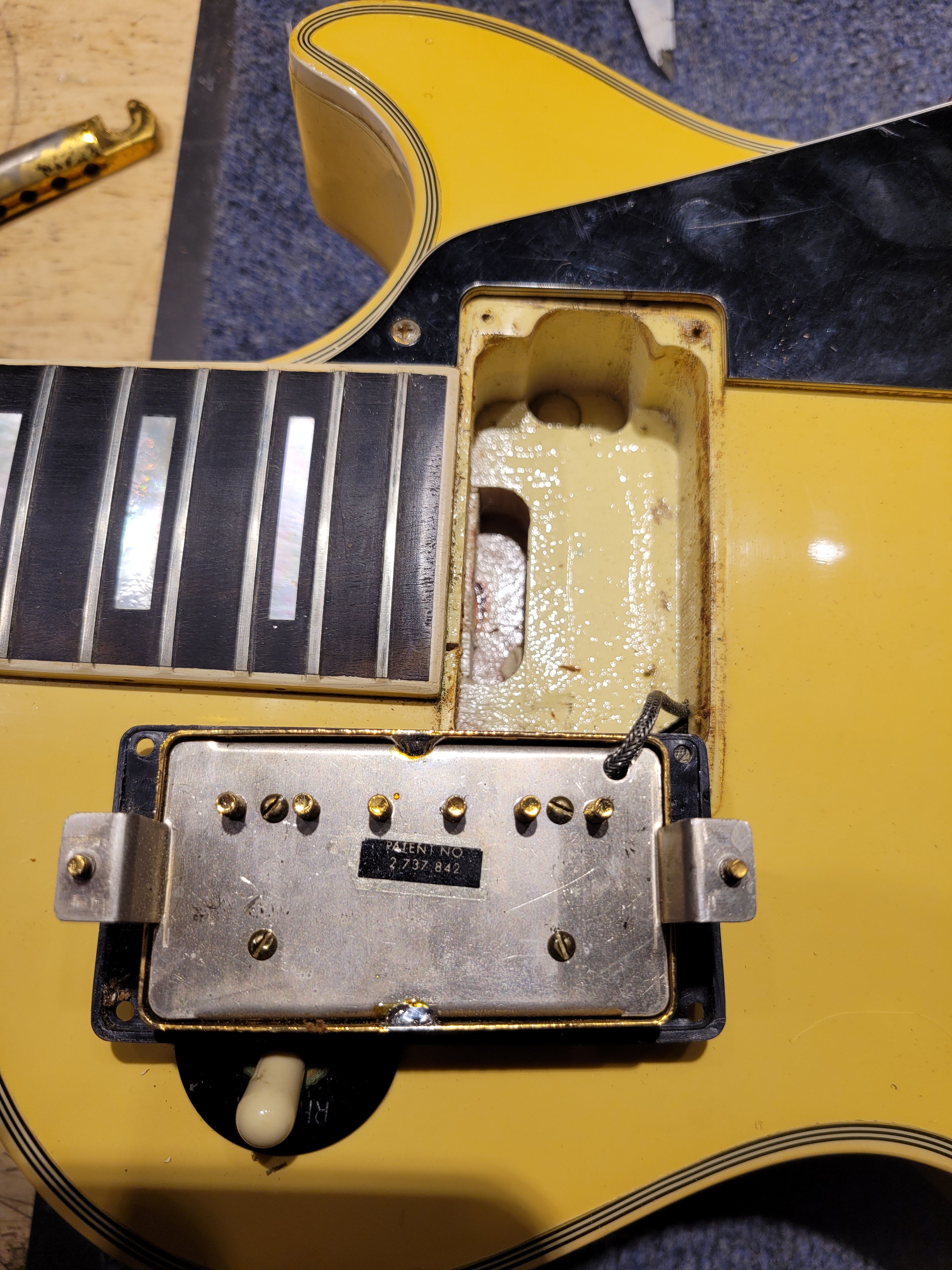 Gibson Les Paul Custom Alpine White 1973 Electric Guitars / Solid Body