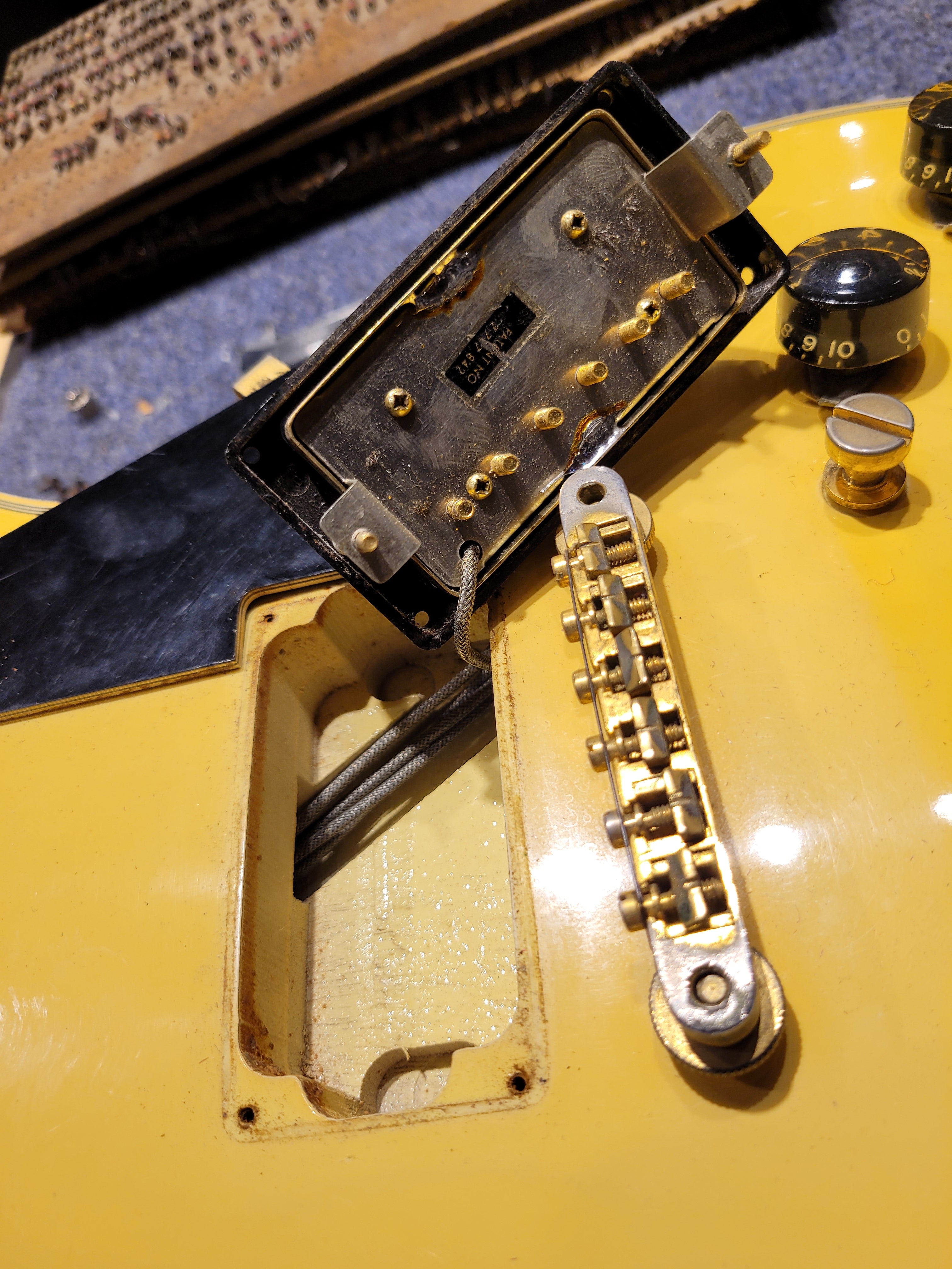Gibson Les Paul Custom Alpine White 1973 Electric Guitars / Solid Body